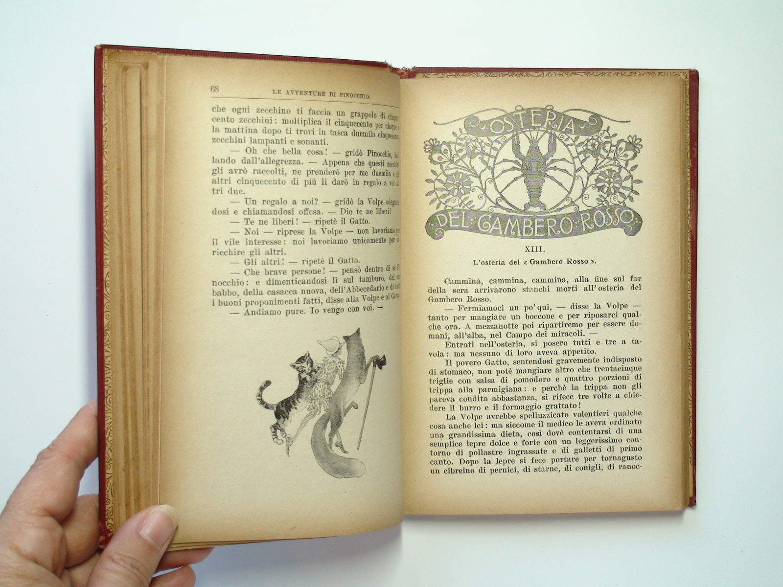 Le Avventure di Pinocchio, C. Collodi, Illustrated, Italian Language, RARE, 1924