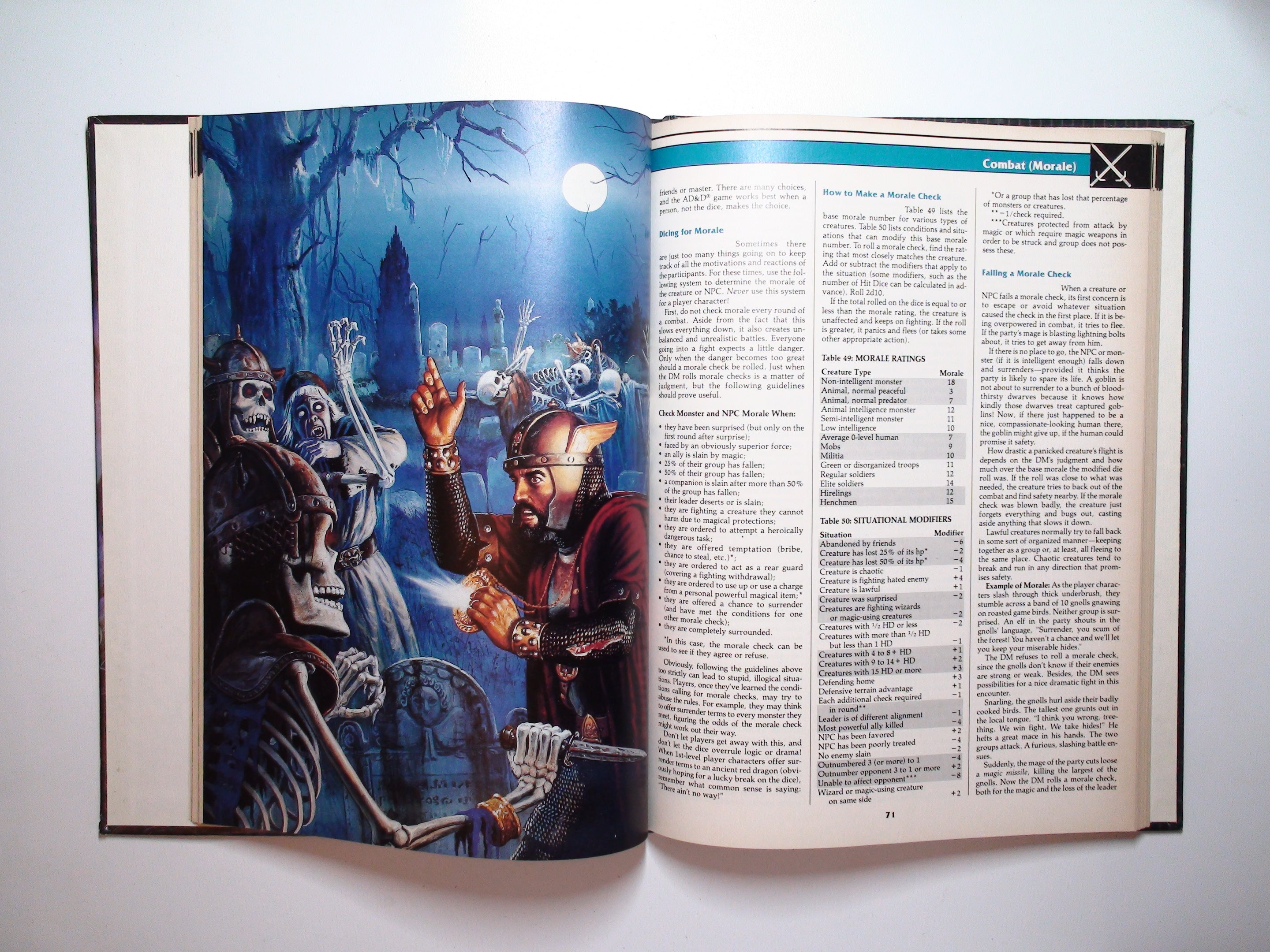 Dungeon Master's Guide, David Cook, AD&D 2nd Ed, TSR, #2100, 1989, Illustrated