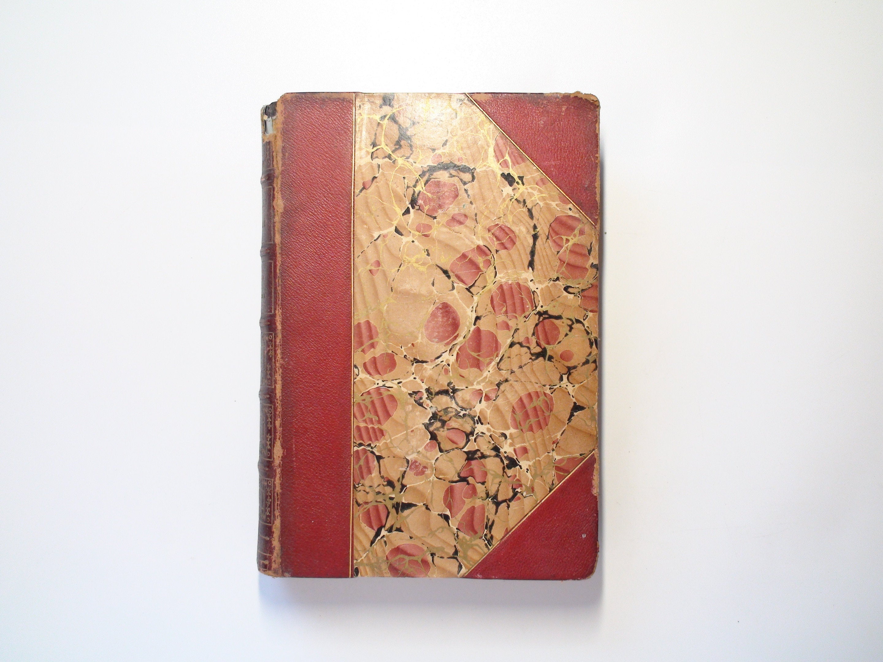 Waverly Novels Vol XV, Peveril of the Peak, by Sir Walter Scott, Leather, 1871