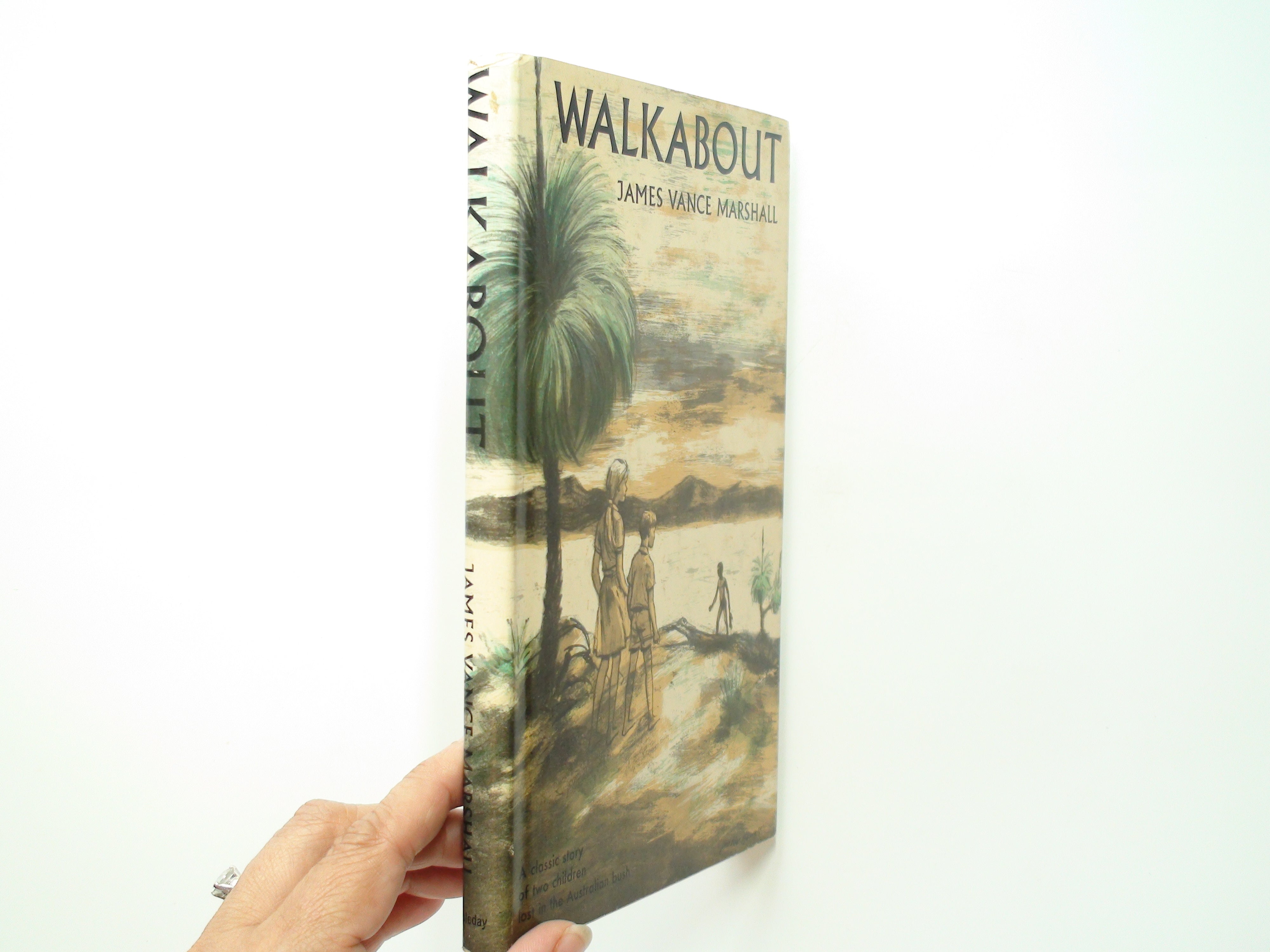 Walkabout by James Vance Marshall, Illustrated by Noela Young, with D/J, 1961