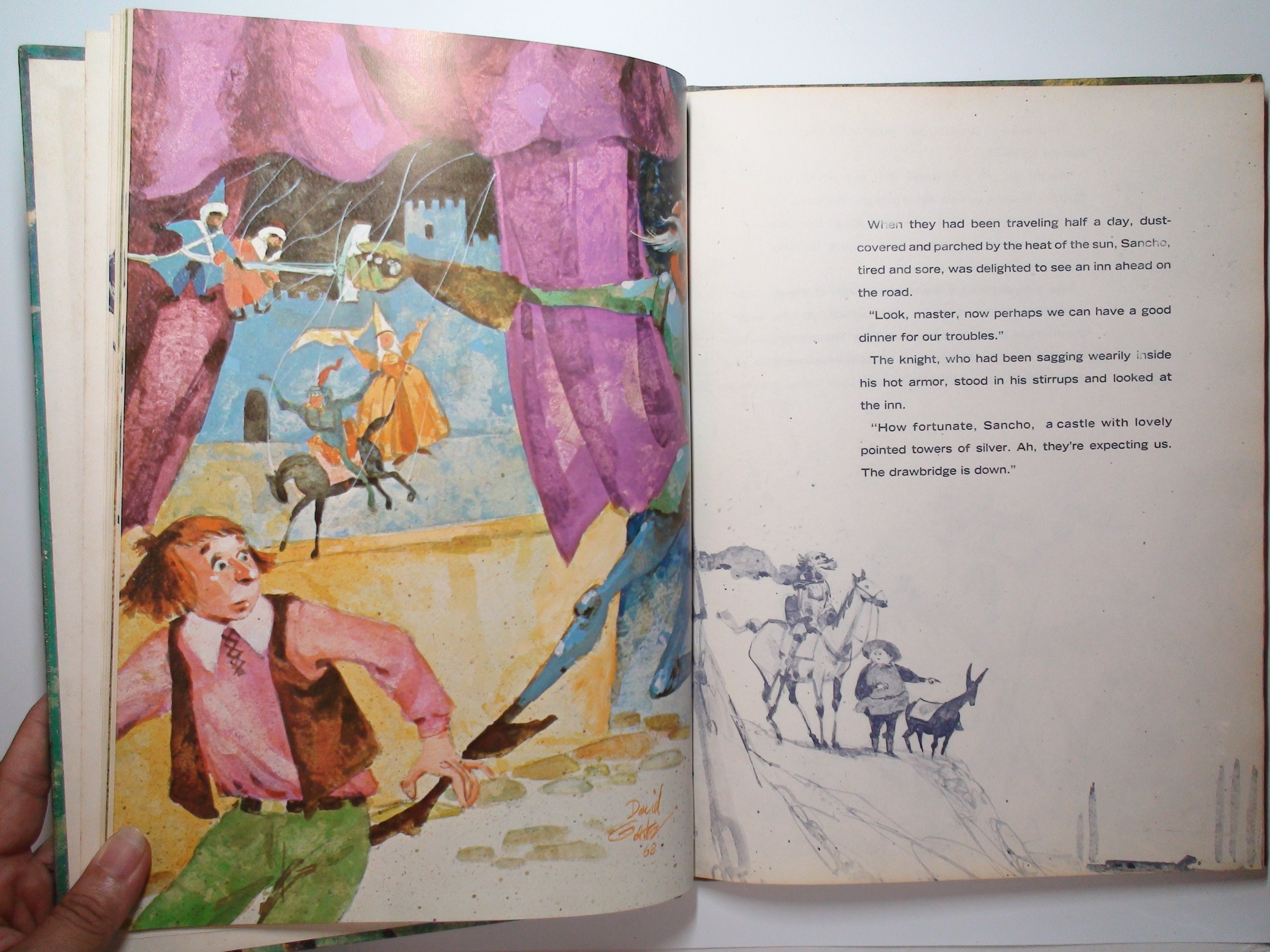 Don Quixote of la Mancha, Miguel de Cervantes, Illustrated, CBS Records, 1969