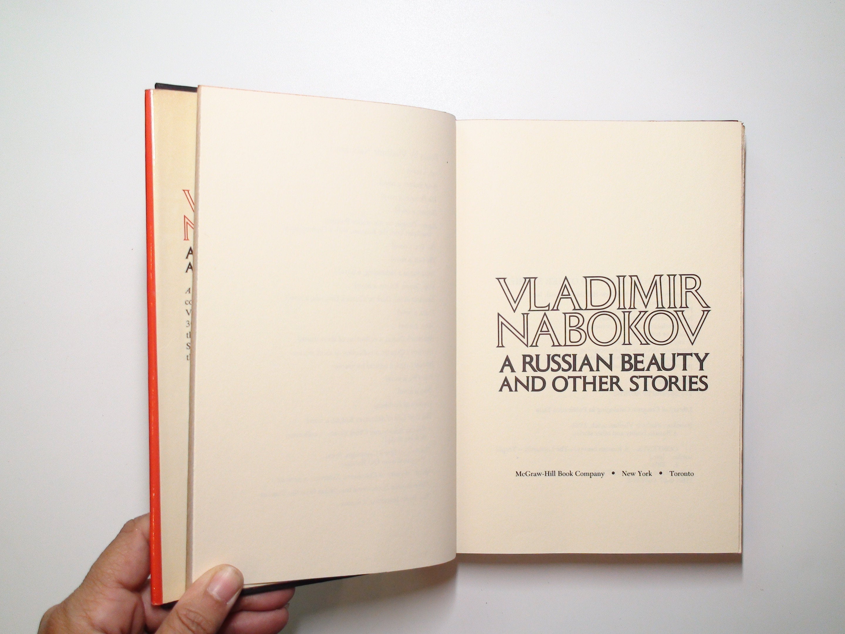 A Russian Beauty and Other Stories, Vladimir Nabokov, 1st Ed, w DJ, 1973