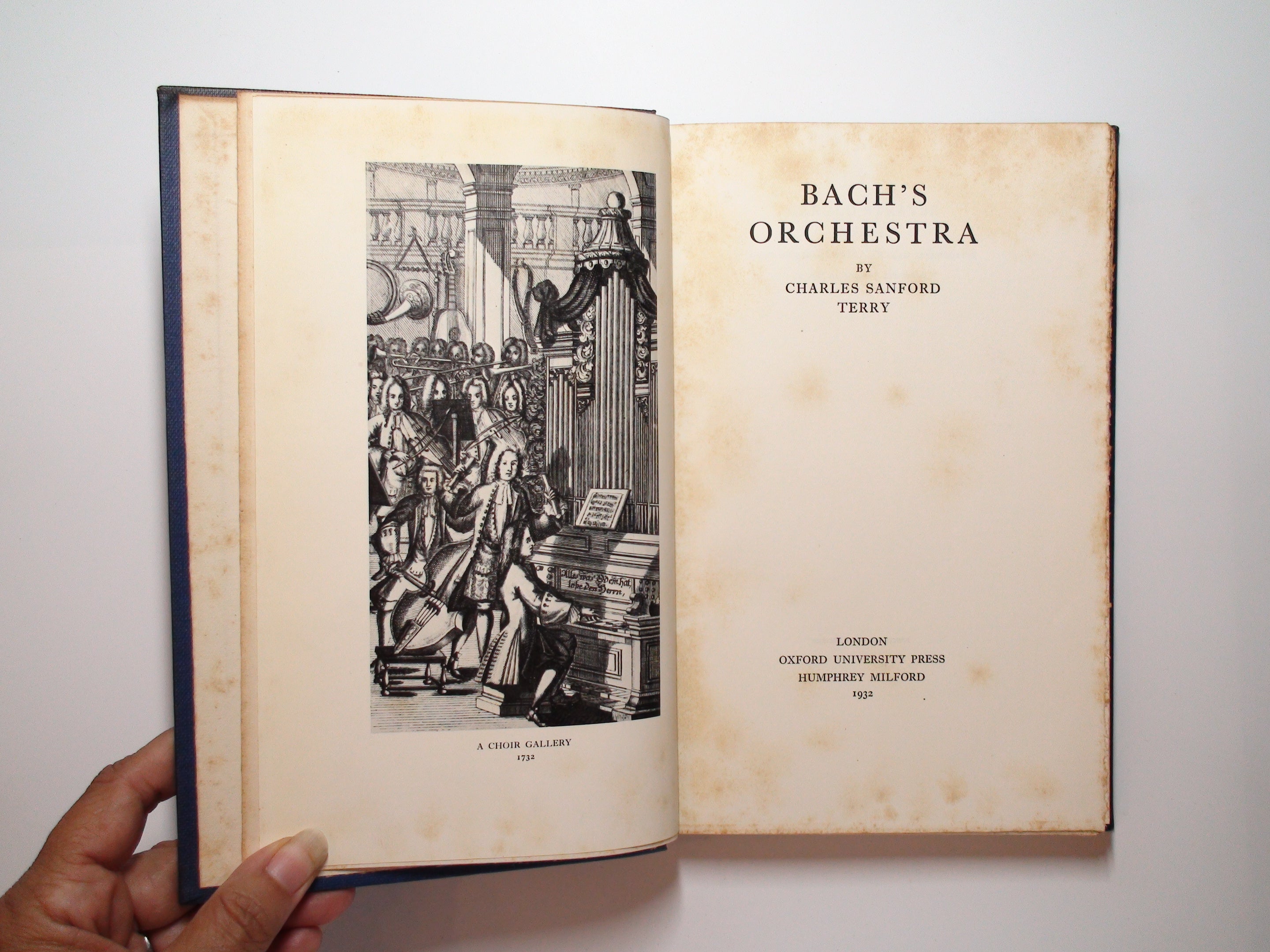 Bach's Orchestra, by Charles Sanford Terry, Illustrated, 1932