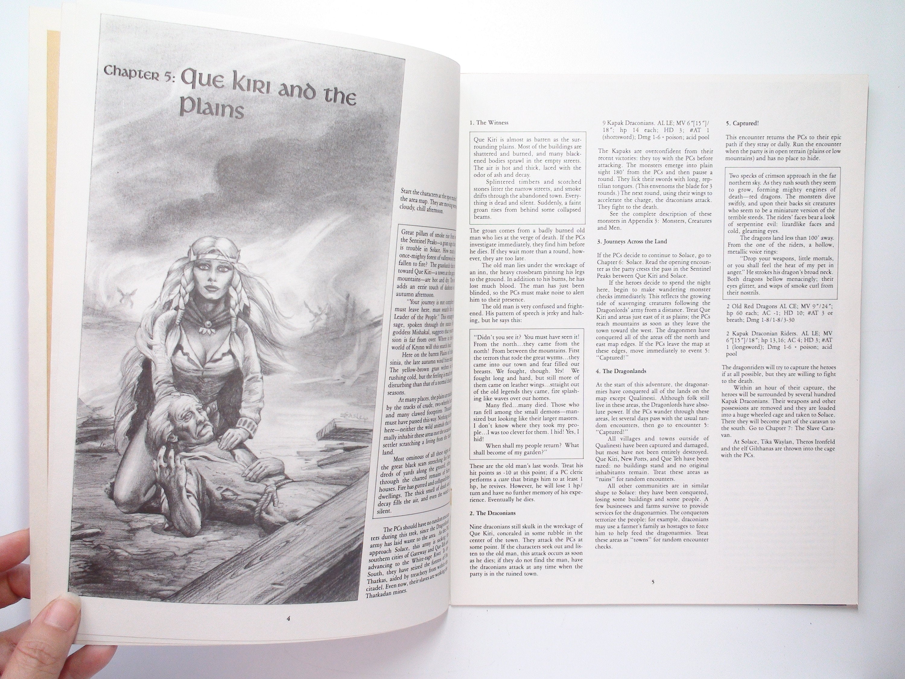 Dragons of Flame by Douglas Niles, TSR, AD&D Adventure Module DL2 9132, 1984