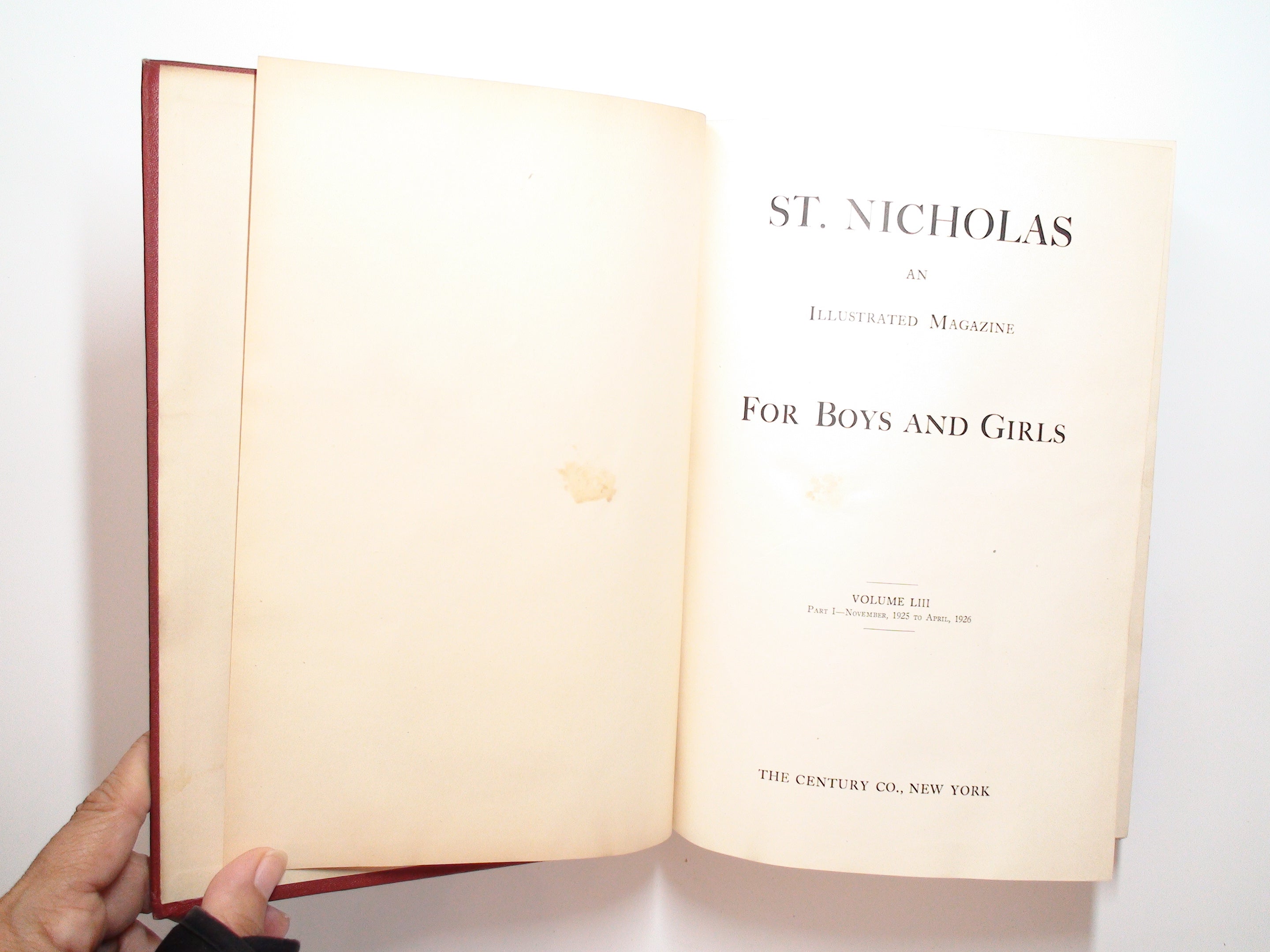 St. Nicholas Illustrated Children's Magazine, Vol LIII, Part I, 1926