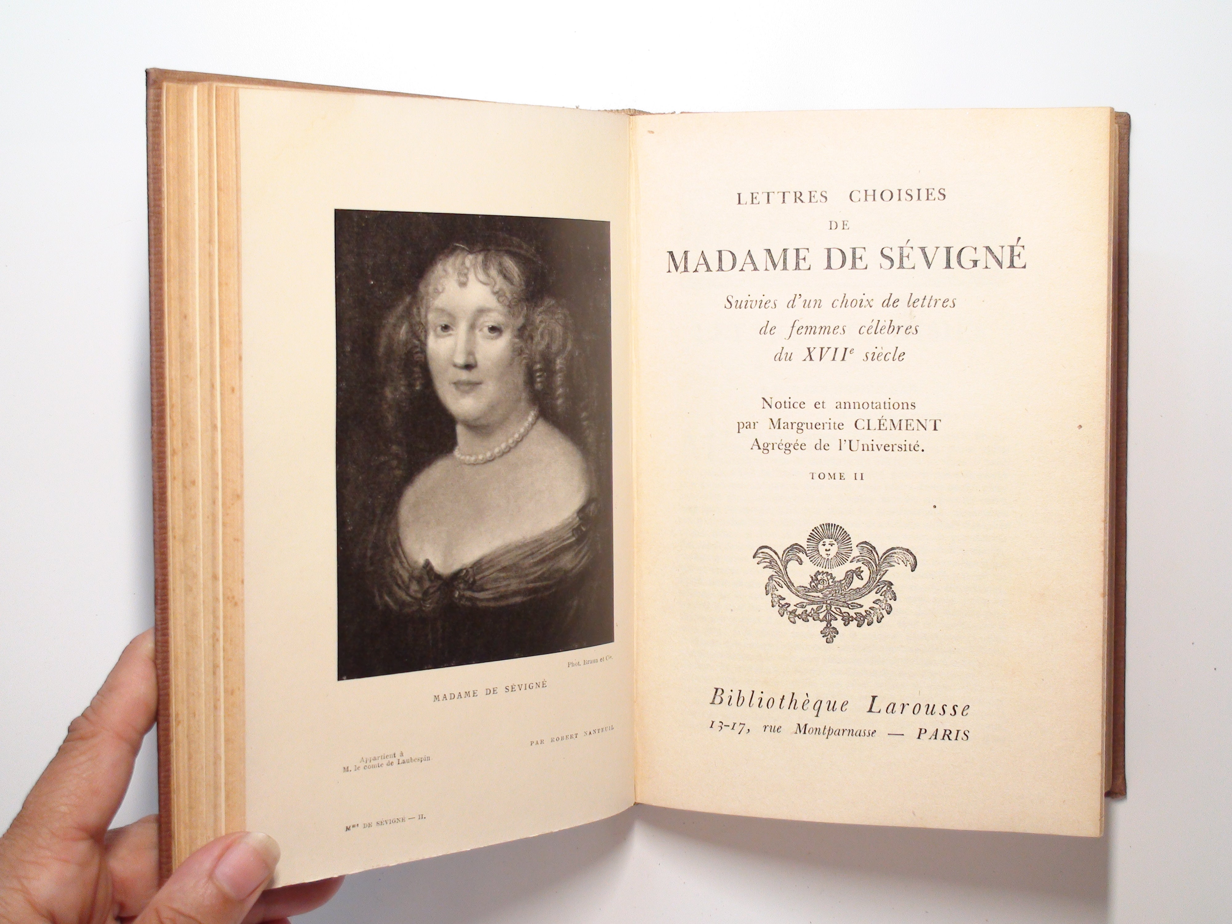 Lettres Choisies De Madame De Sevigne, Illustrated, French Language, c1900