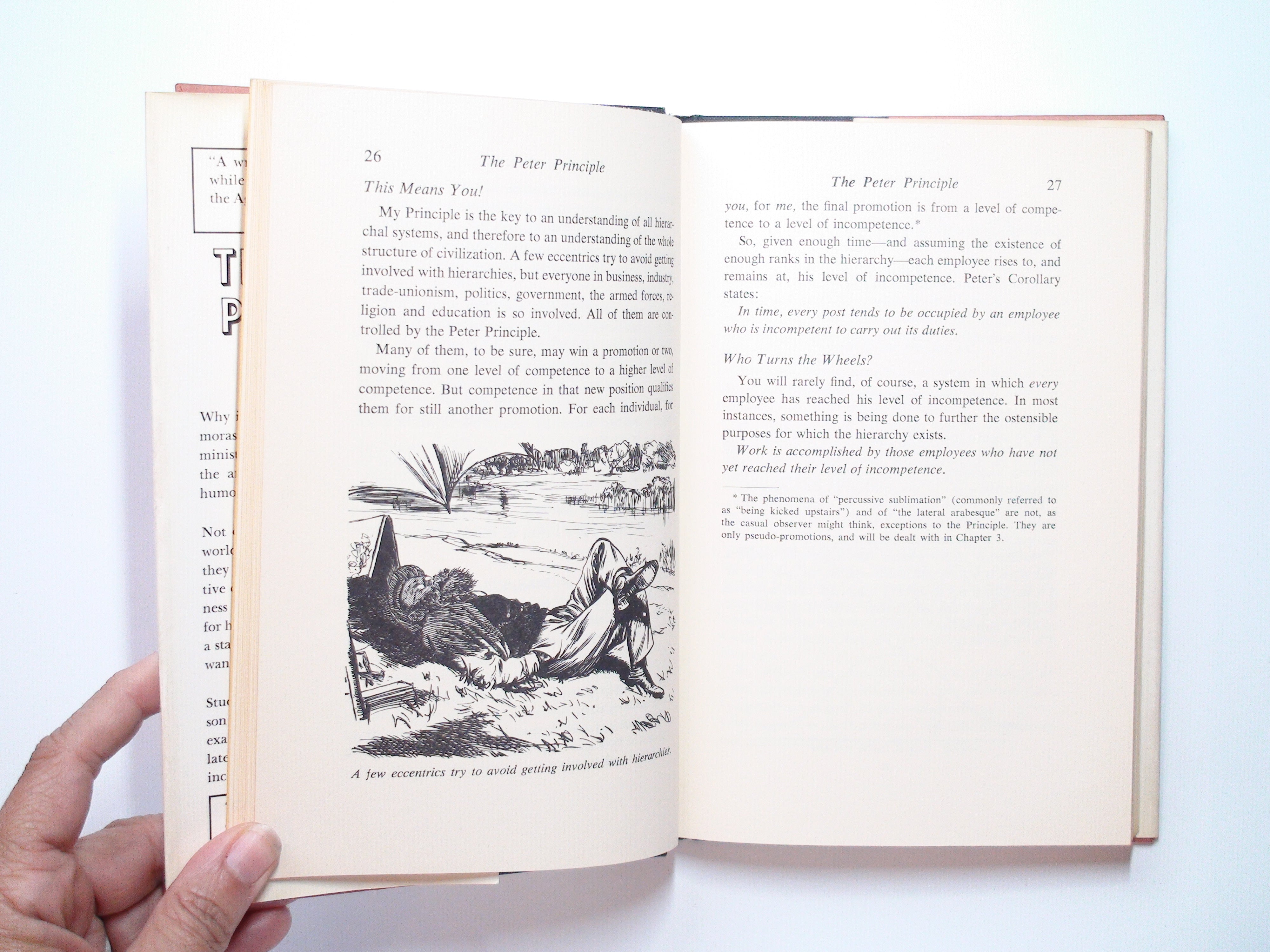 The Peter Principle, Laurence J. Peter, Raymond Hull, 1st Ed, Illustrated, 1969