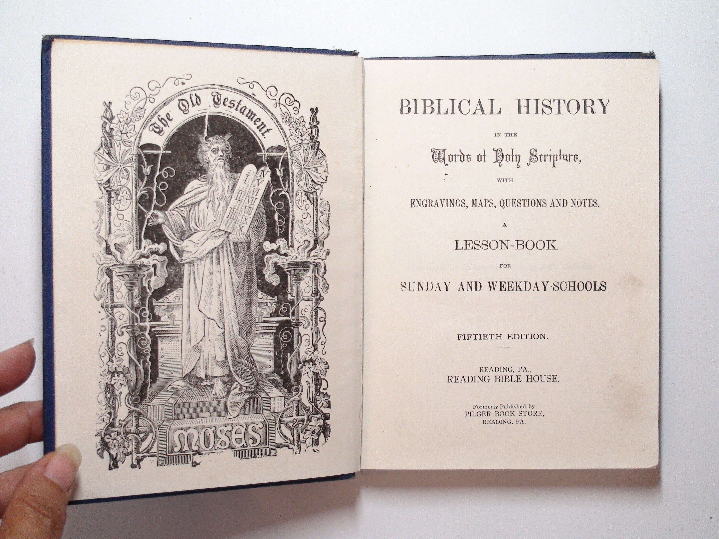 Biblical History in the Words of Holy Scripture, 50th Ed, Illustrated, 1880