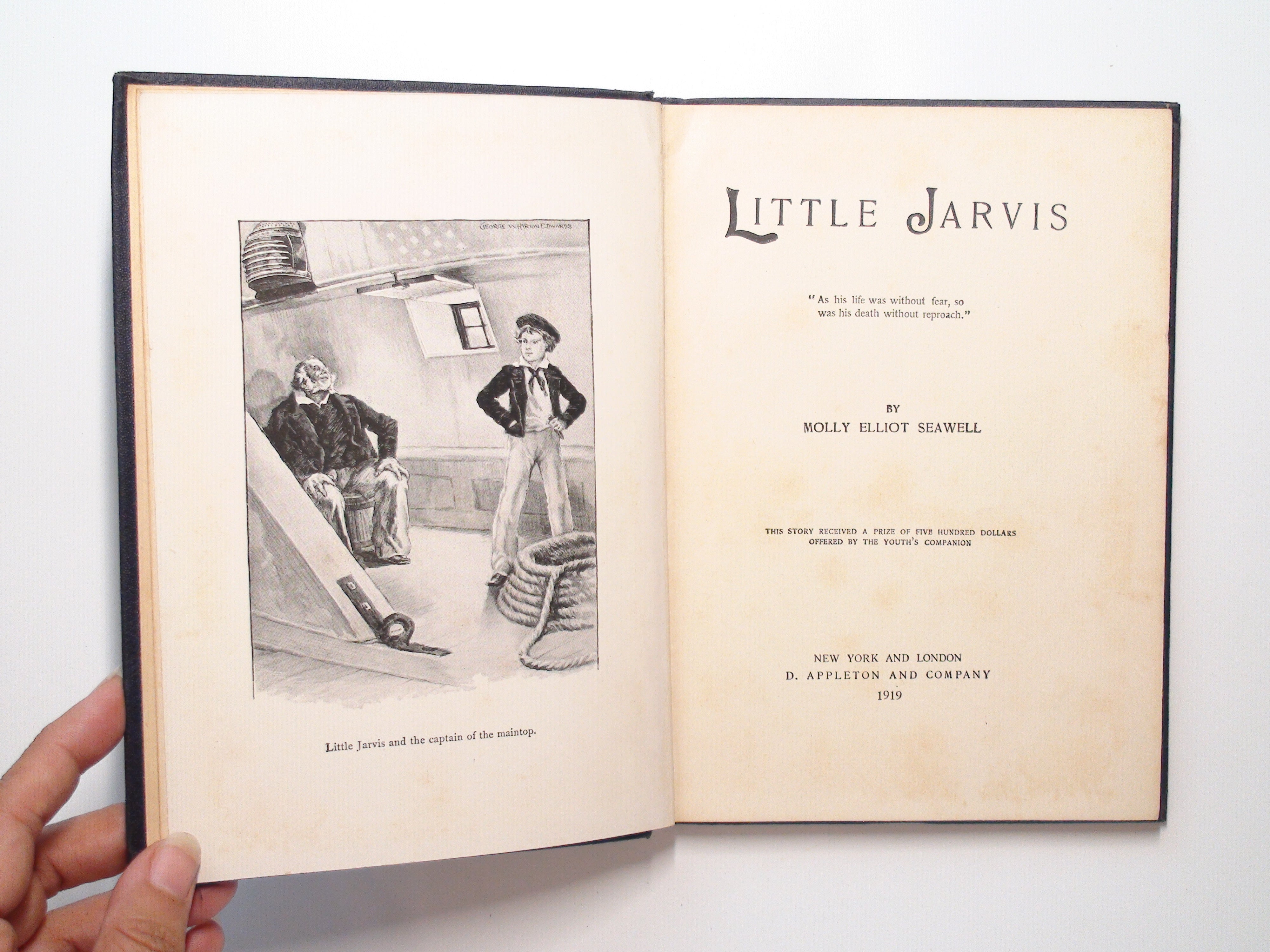 Little Jarvis by Molly Elliot Seawell, Illustrated, 1st Ed, 1919