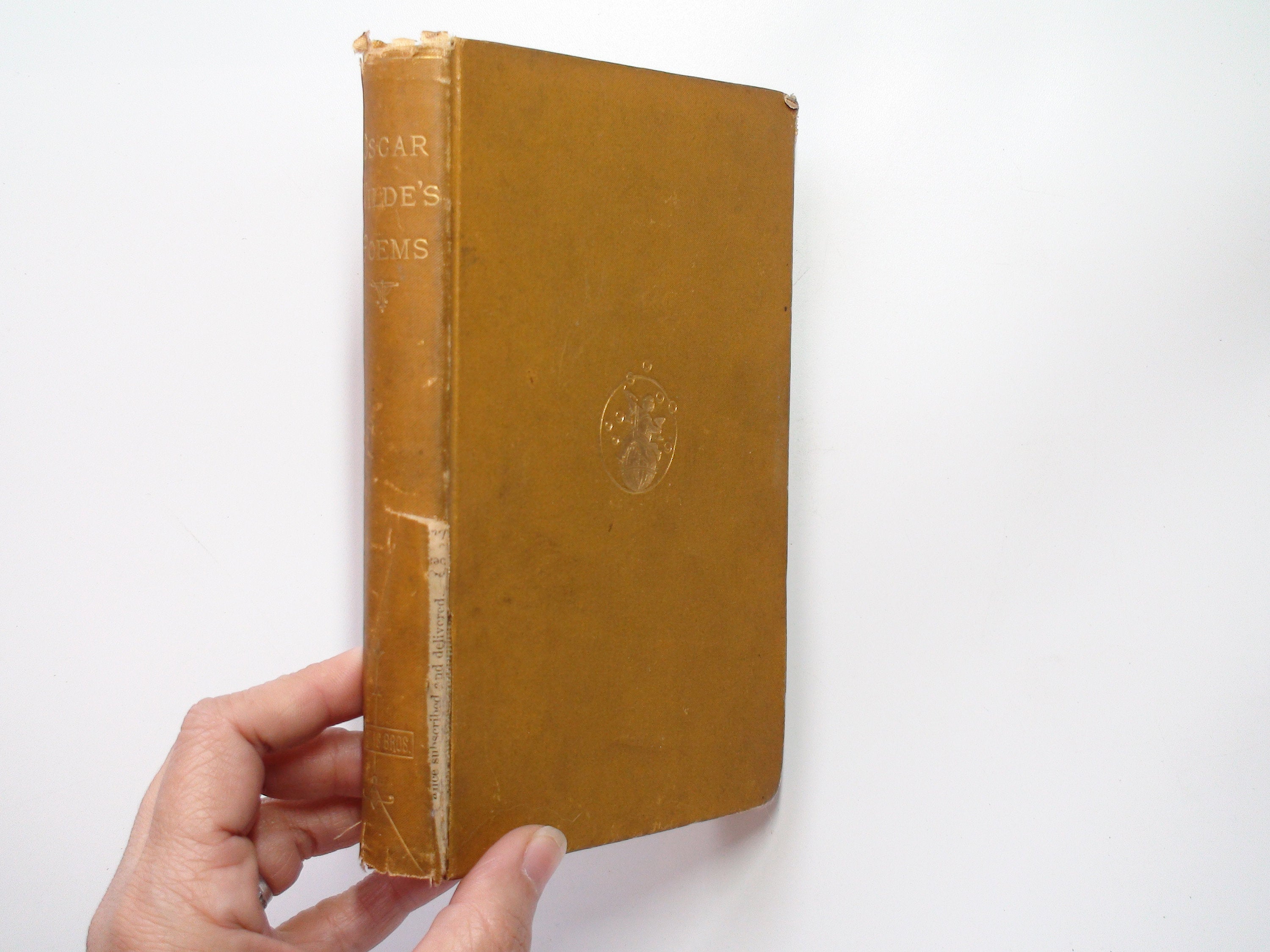 Poems by Oscar Wilde, Rare, Roberts Brothers, 1st American Ed, 1st Printing, 1881
