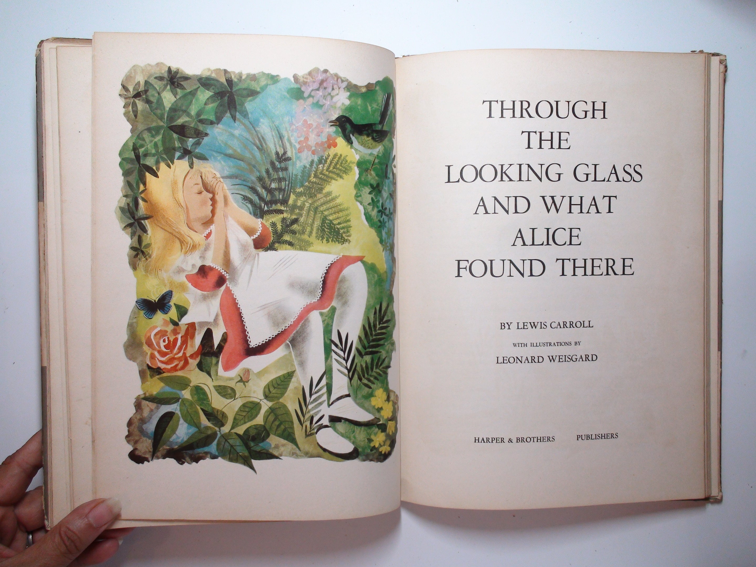 Alice's Adventures in Wonderland, Lewis Caroll, Illustrated by Leonard Weisgard, 1949