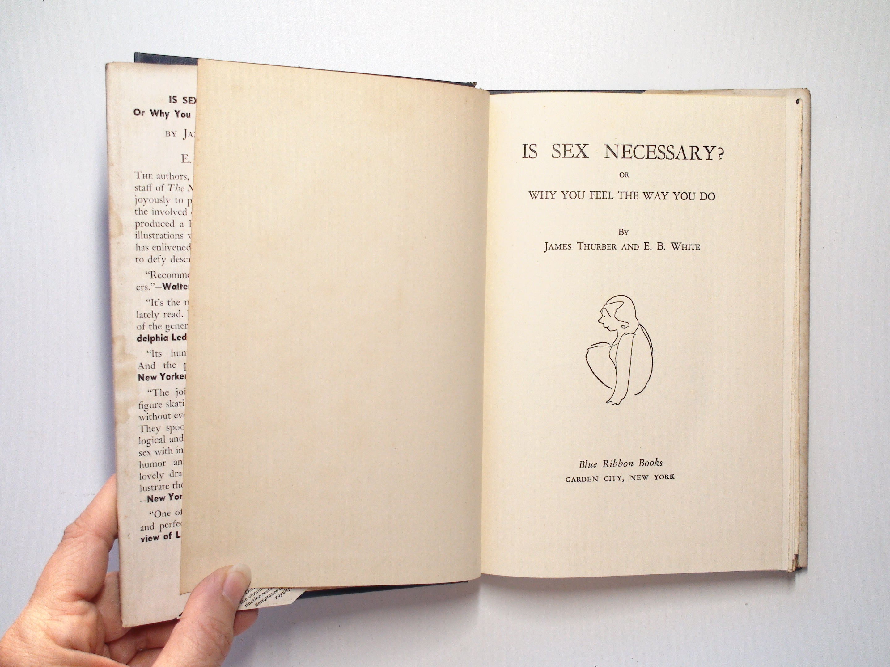 Is Sex Necessary? by James Thurber and E. B. White, with DJ, 1944