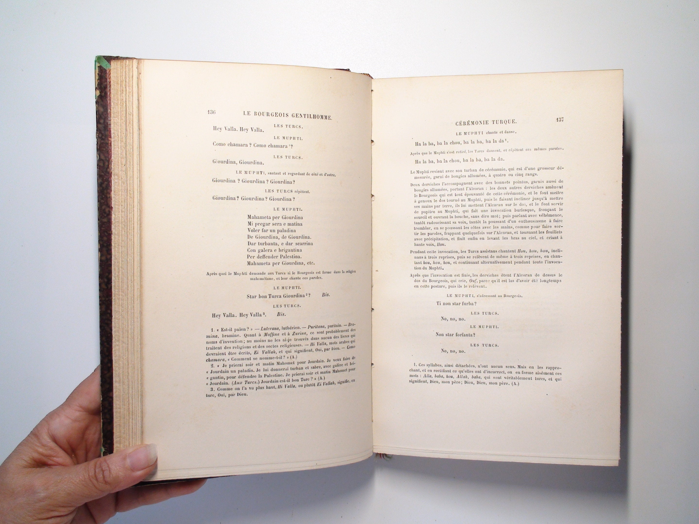 Oeuvres Complėtes De Molière, Nouvelle Édition, Vol 6, Leather, French, 1882