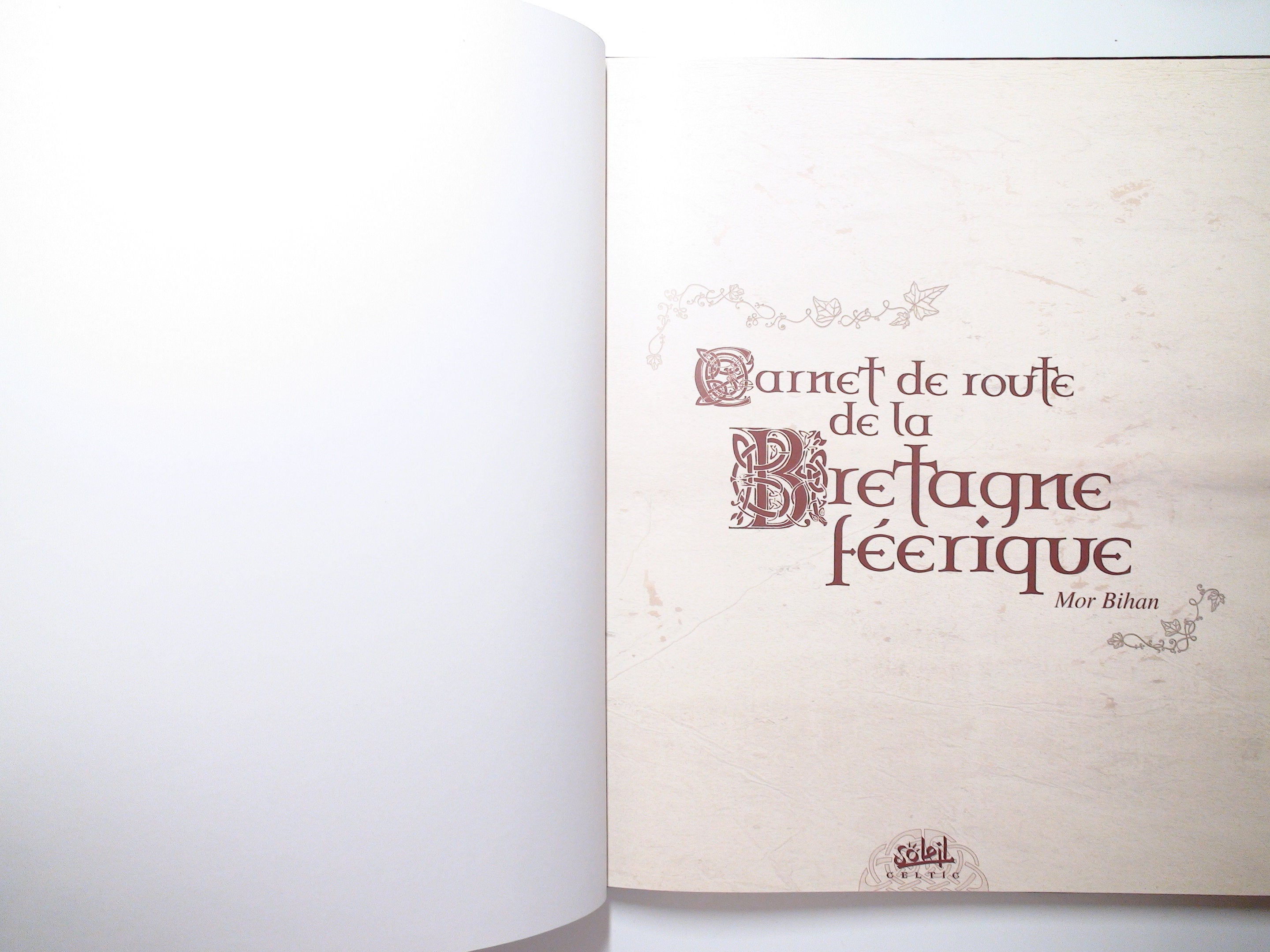 Carnet de Route de la Bretagne Féerique, Soleil Publishing, Illustrated by Miny, French Language