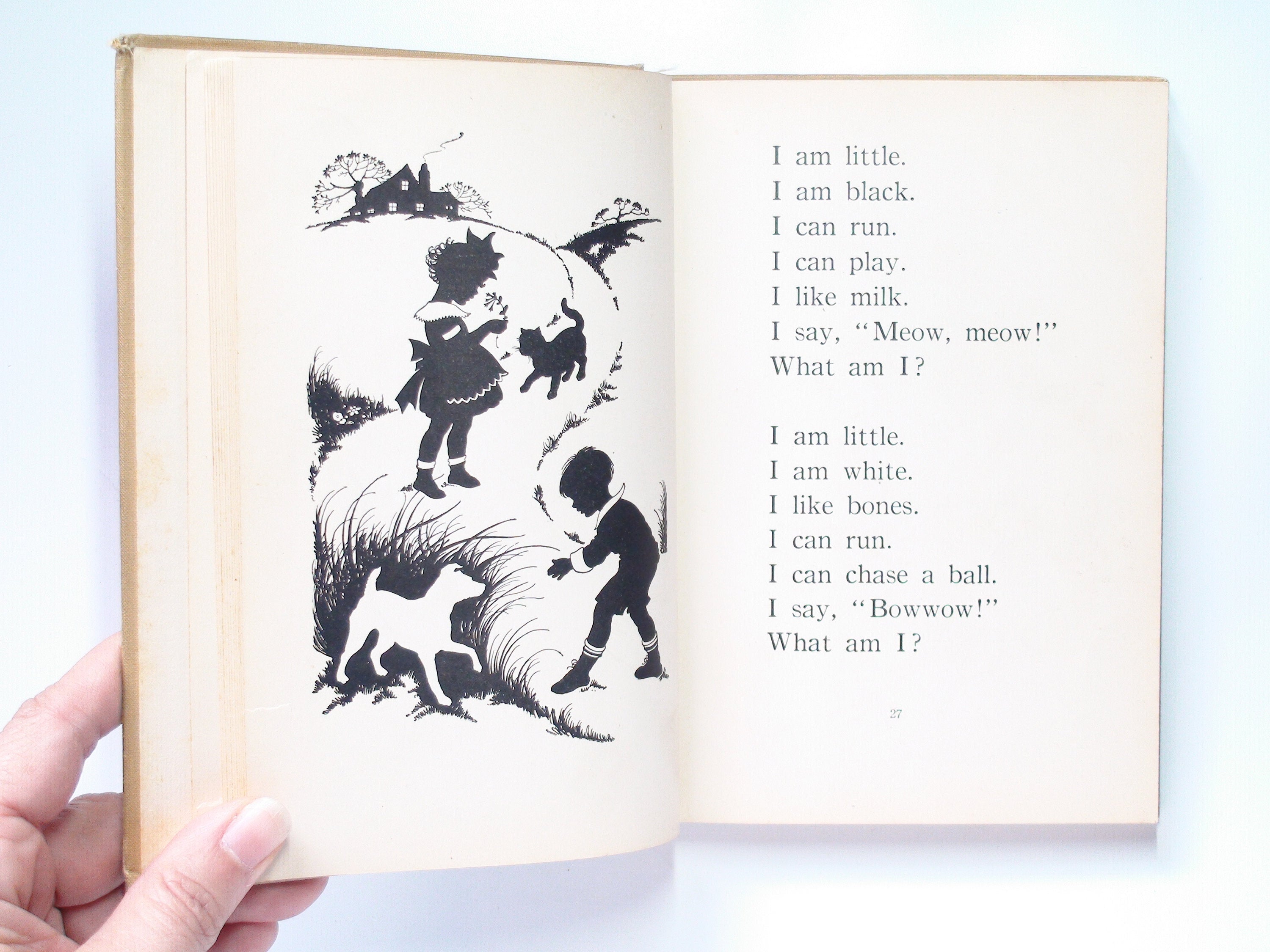 A Riddle Book for Silent Reading by Lily Lee Dootson, Illustrated, 1930