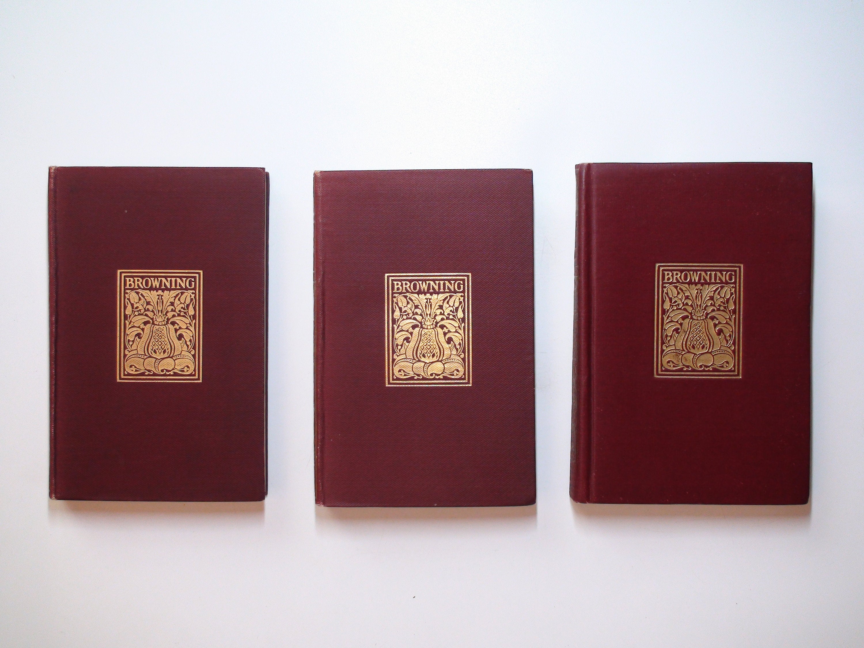 The Complete Works of Robert Browning, Partial Set of 8 Attractive Volumes, 1898