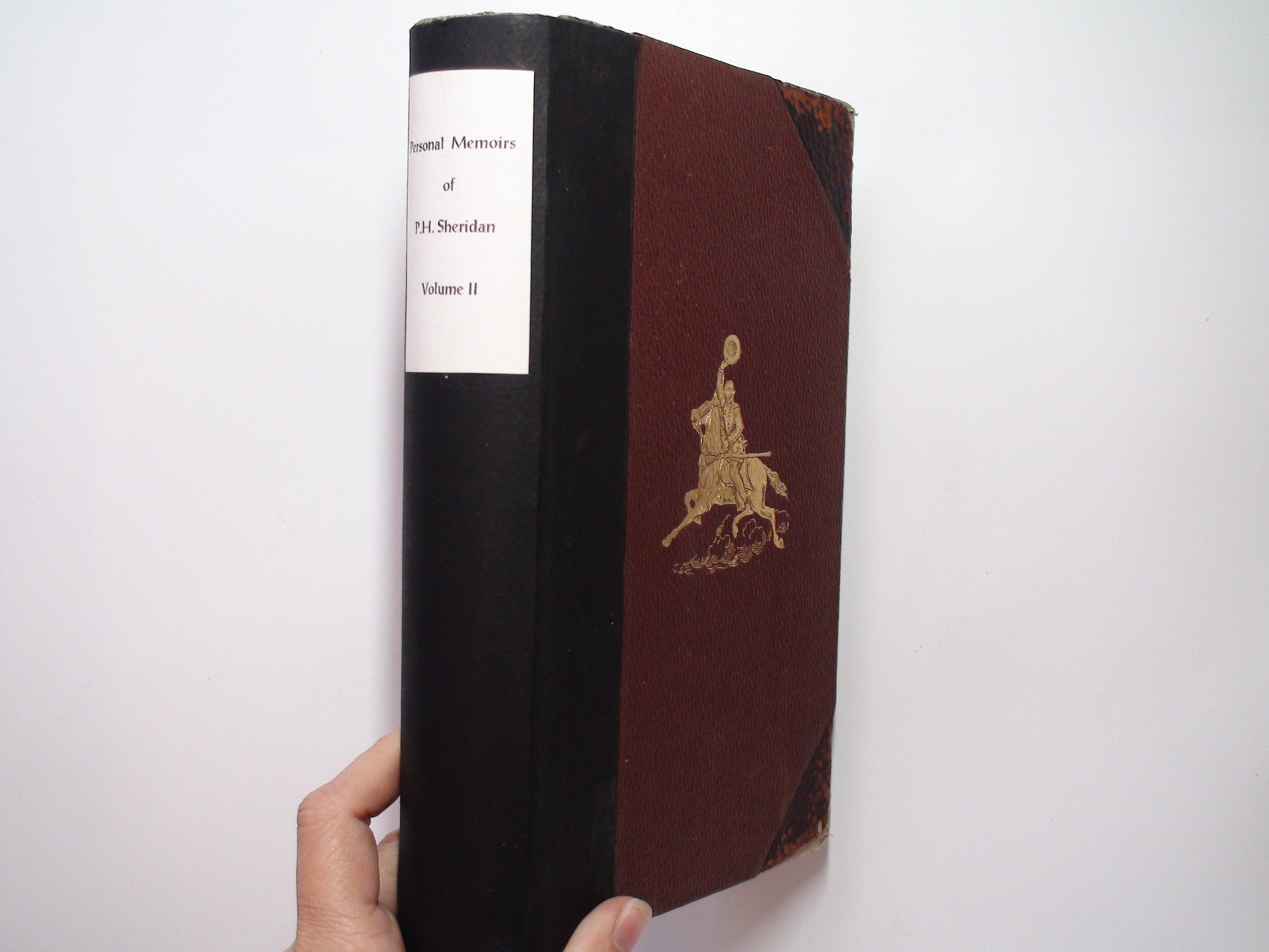 Personal Memoirs of P. H. Sheridan, Vol II, Illustrated, 1st Ed, w/ Maps, 1888