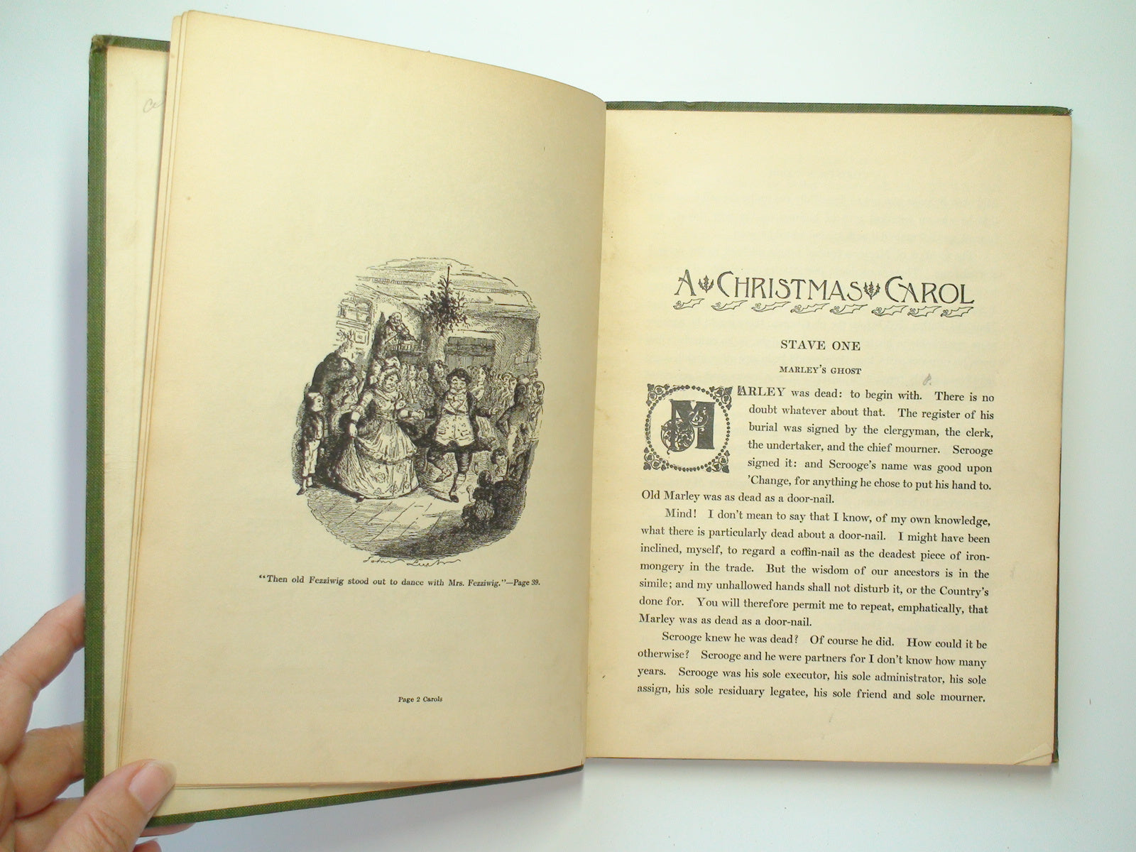 Christmas Stories by Charles Dickens, A Christmas Carol, Illustrated, c1910