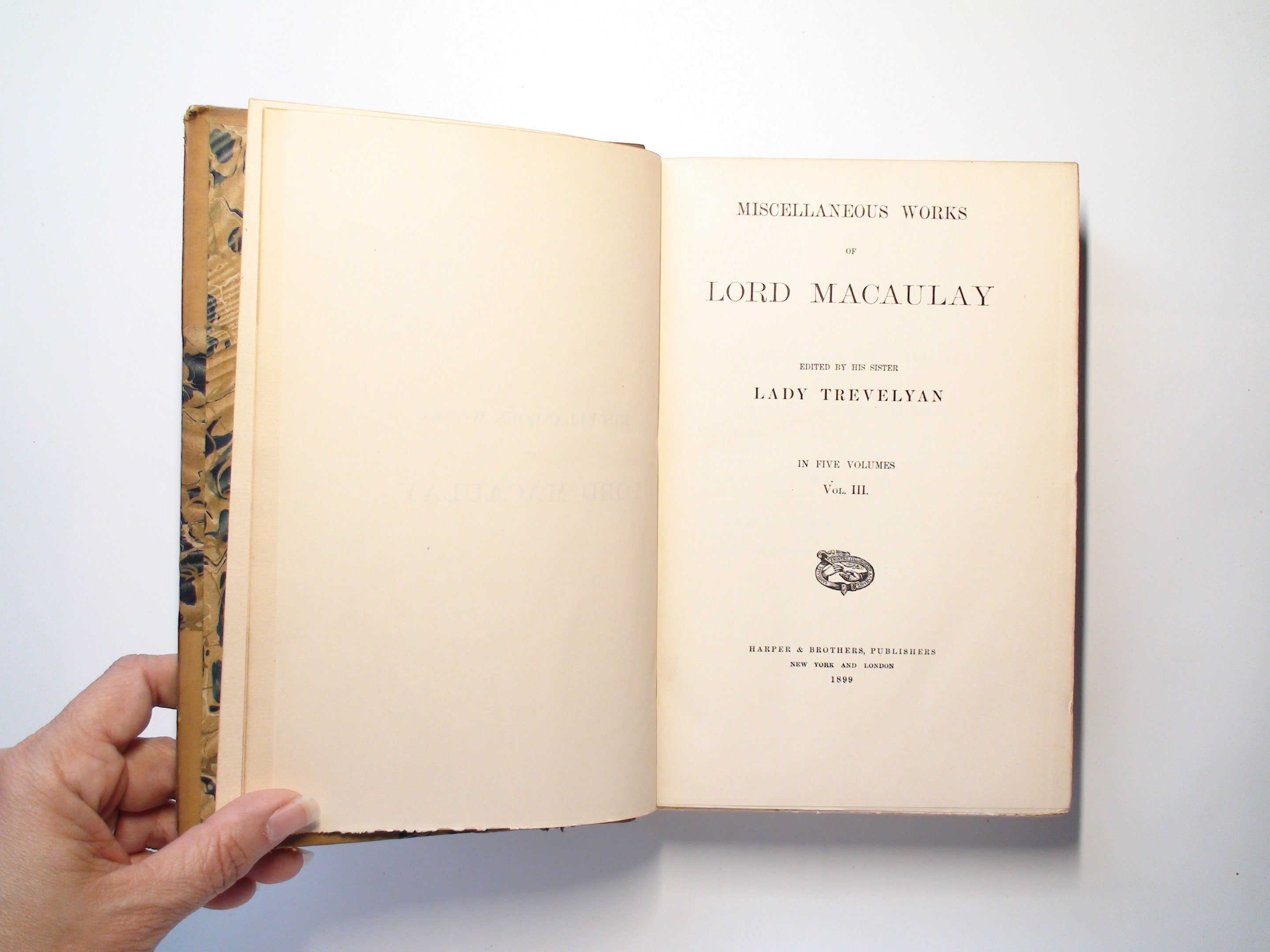 Miscellaneous Works of Lord Macaulay, Ed. by Lady Trevelyan, Vol III, 1899