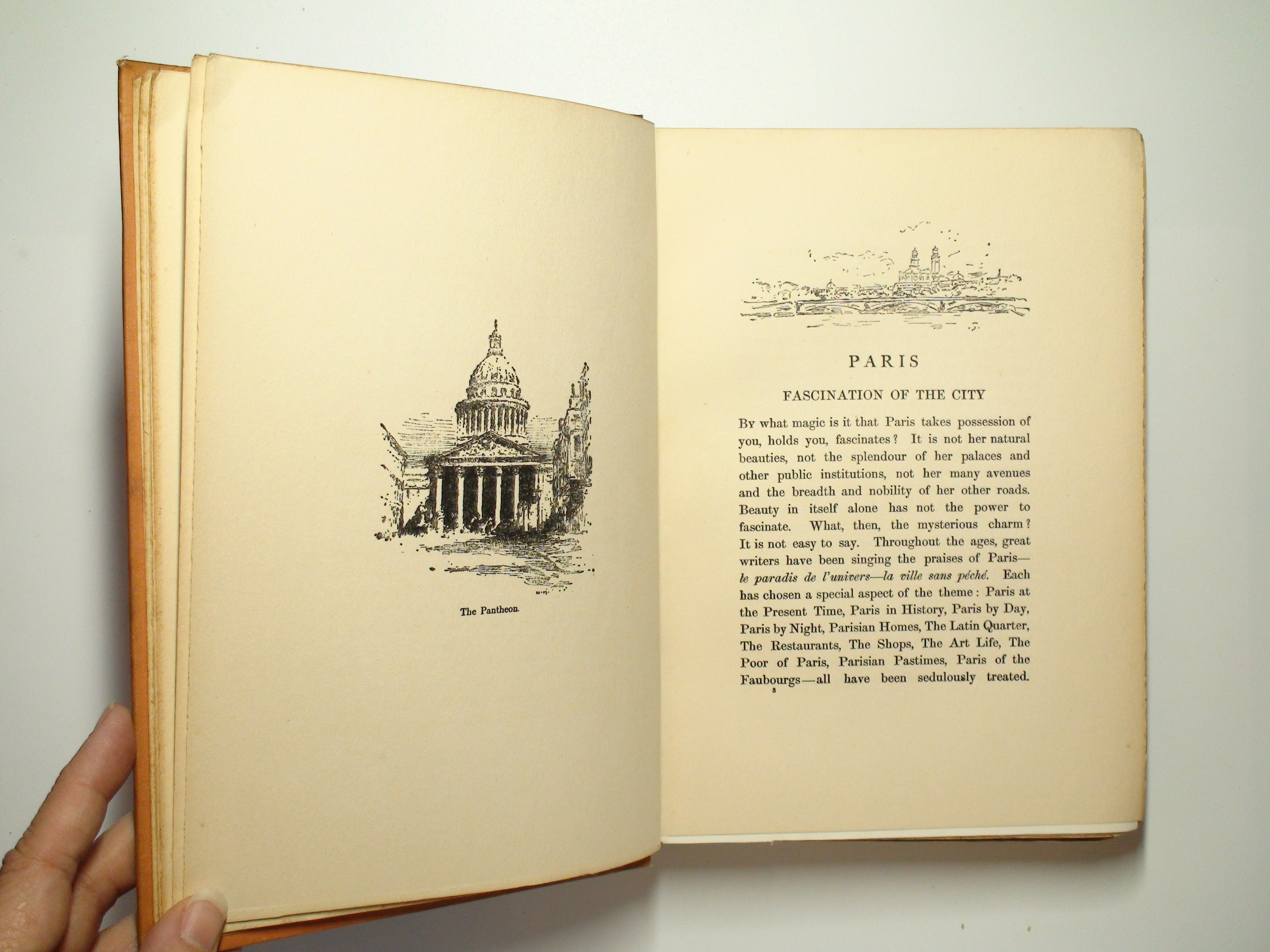 Paris by Mortimer Menpes, and Dorothy Menpens, Illustrated in Color, 1st Ed, 1909