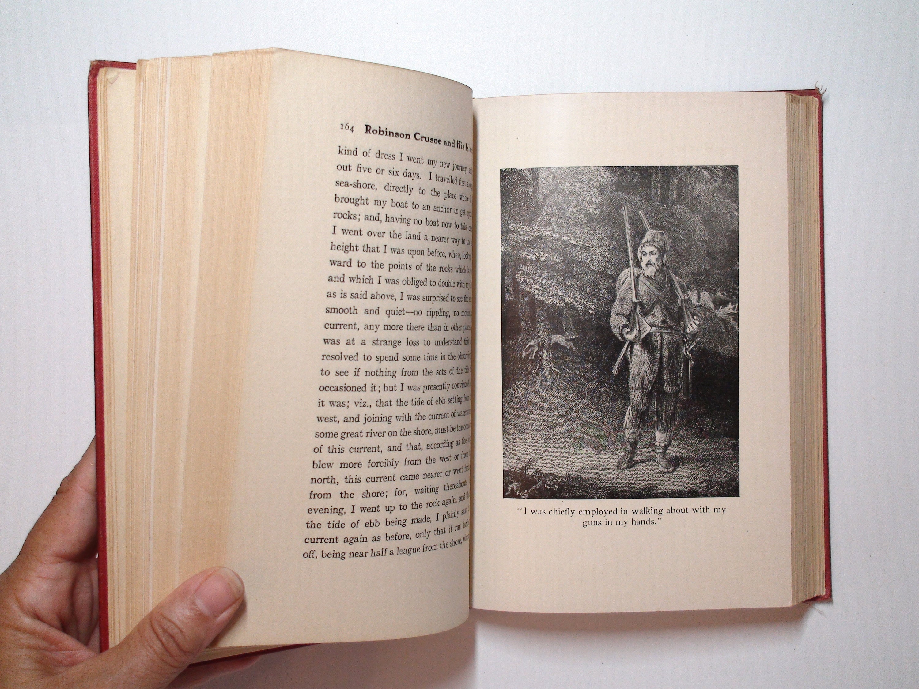 The Young People's Bookshelf, Robinson Crusoe, Illustrated