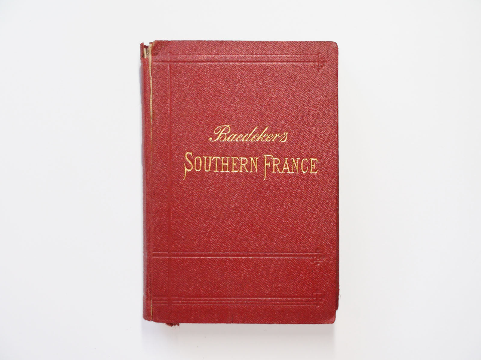 Baedeker, Southern France Including Corsica, with Maps, by Karl Baedeker, 1914