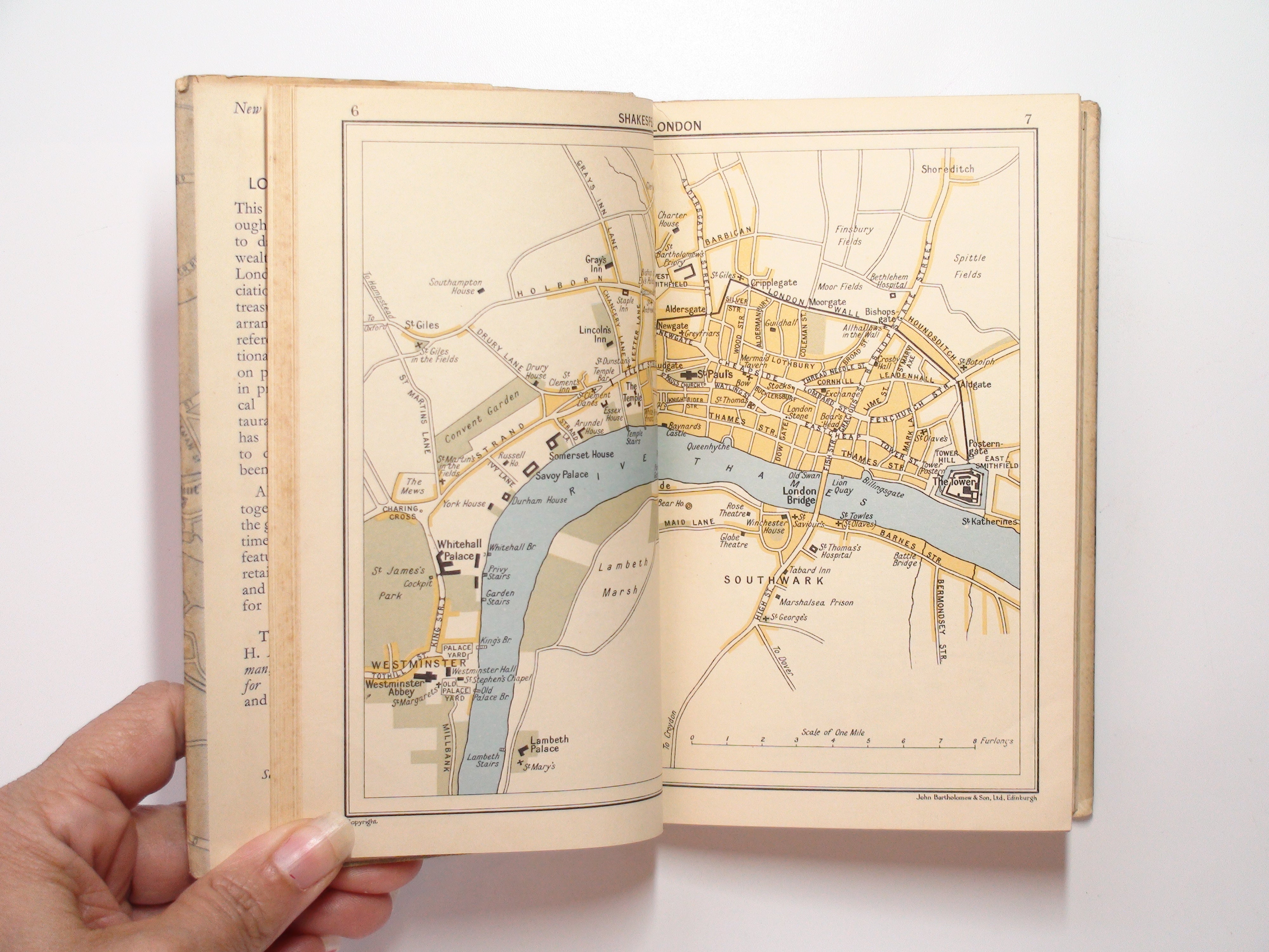 London for Everyman, by William Kent, With Colored Maps, 1956