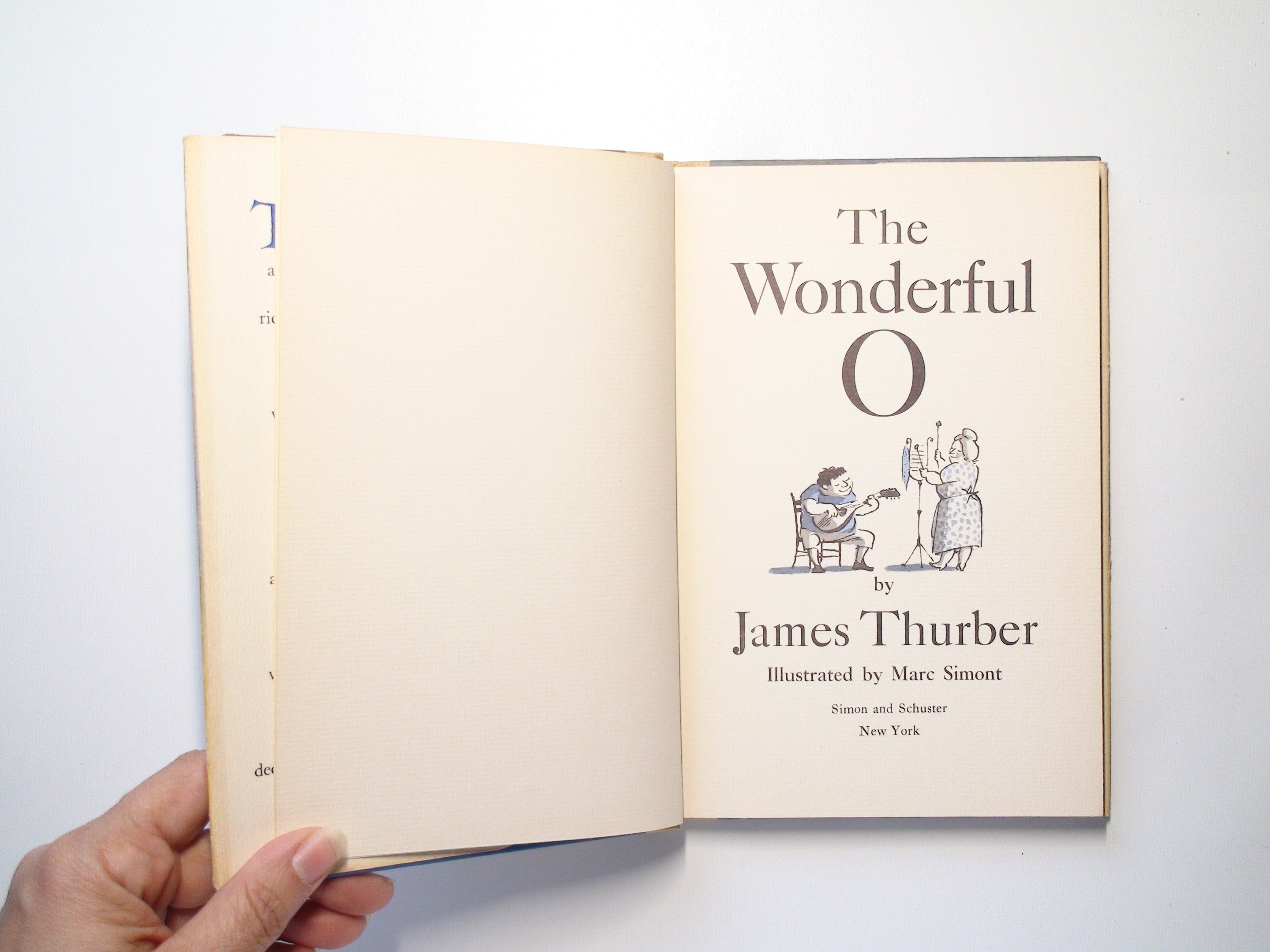 The Wonderful O, by James Thurber, Illustrated by Marc Simont, 1st Ed, 1957