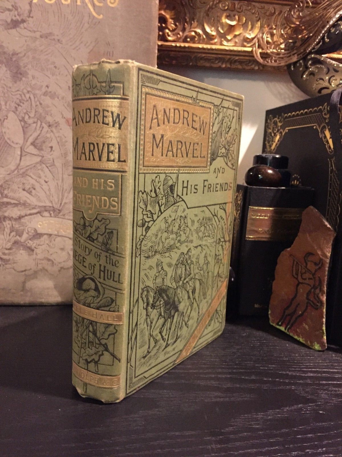 Andrew Marvel and His Friends, Marie Hall, 4th Ed., Rare, Illustrated, 1885