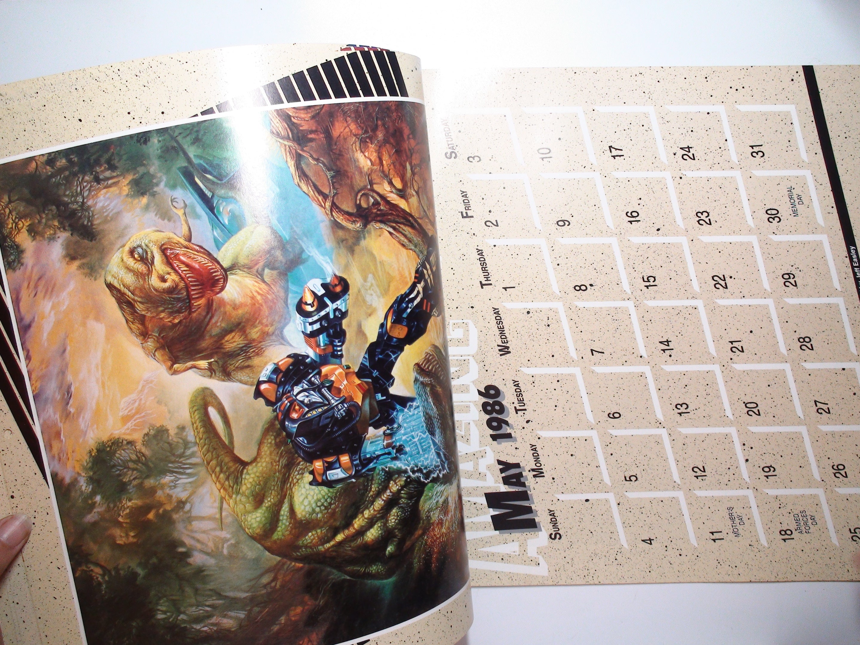 Amazing Stories, Dungeons & Dragons 1986 Fantasy Calendar, Collectible