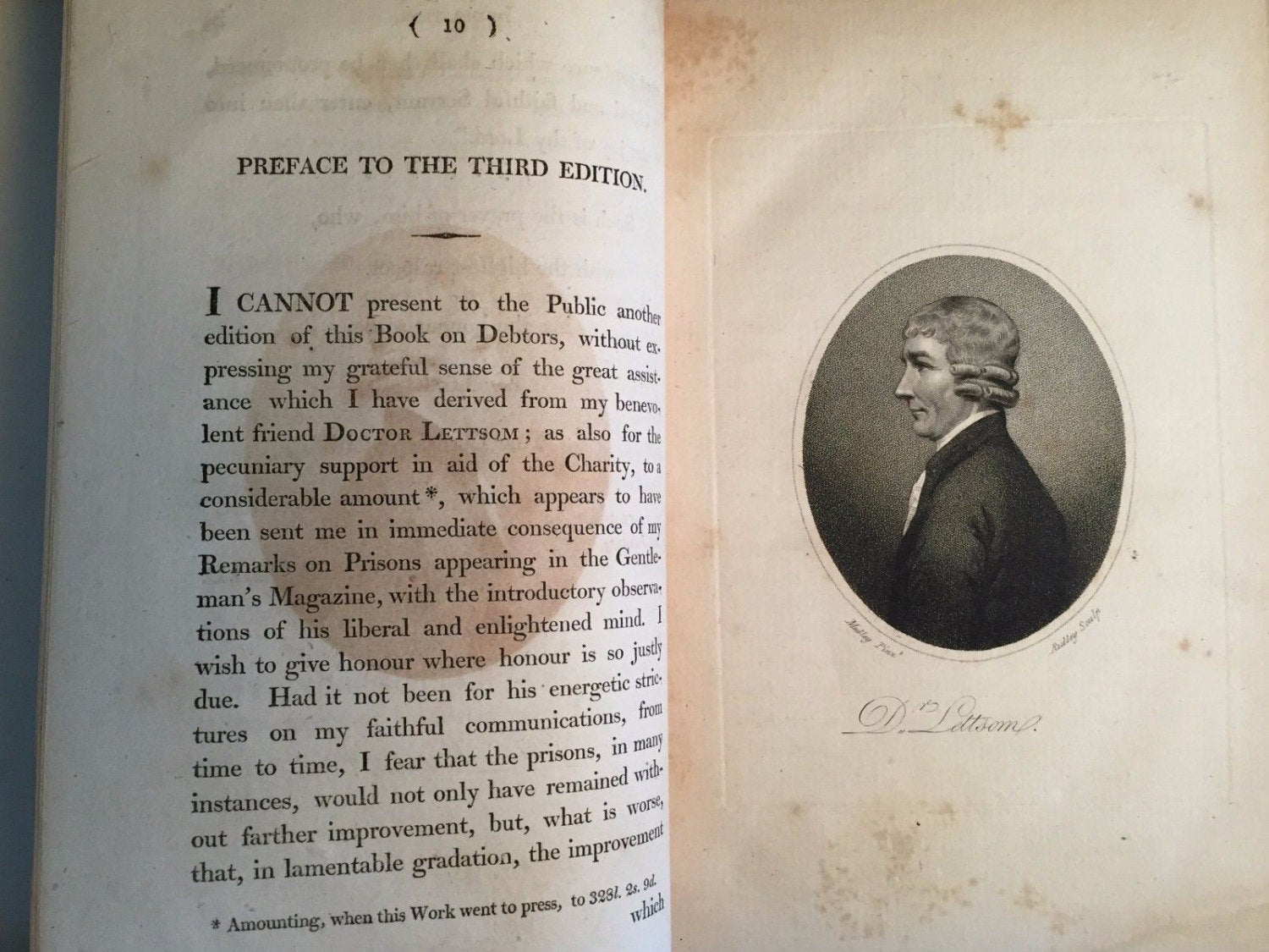 Book Regarding Persons Imprisoned for Small Debts in England and Wales, James Neild, 1808, Rare
