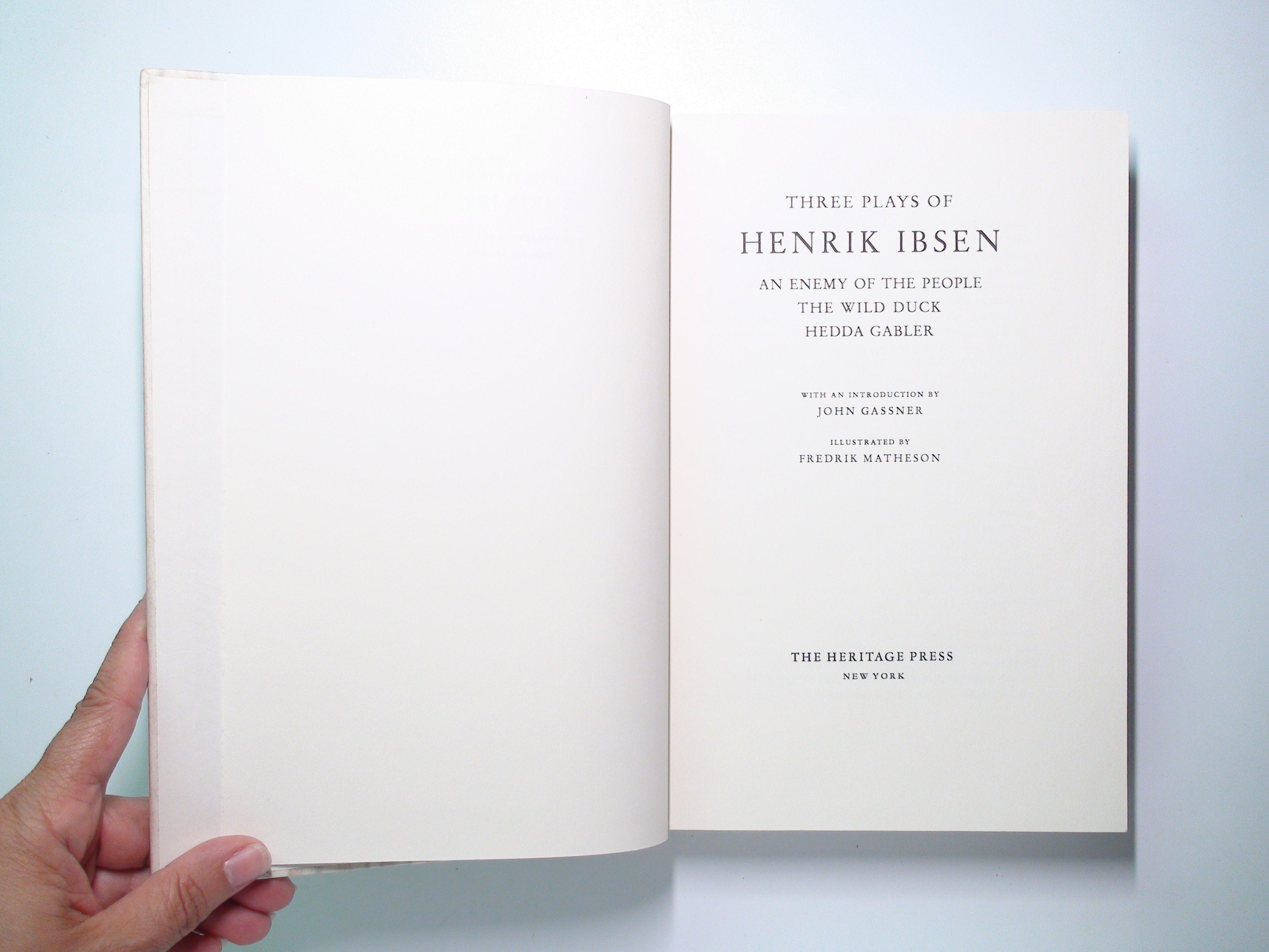 Three Plays of Henrik Ibsen, Illustrated, 1st Ed, in Original Slipcase, 1965