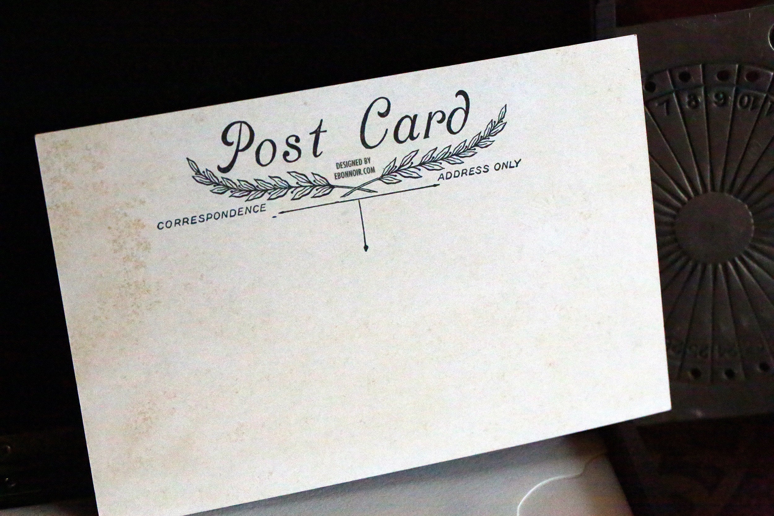 Vintage Scrapbook Postcards/Greeting Cards, Exclusively Designed, 6 Designs, Set of 12