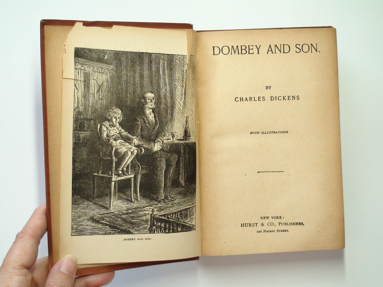 Set of Charles Dickens Novels, Illustrated, 8 Volumes, Incomplete Set, c1895