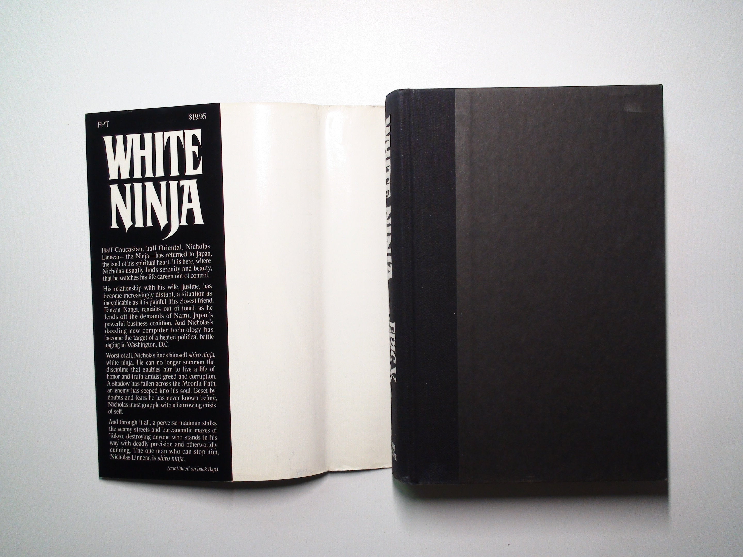 White Ninja, Eric Van Lustbader, Stated 1st Ed, w DJ, Feb. 1990