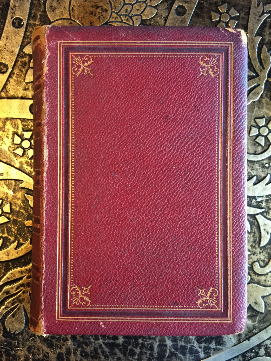 The Poetical Works of Mrs. Felicia Hemans, Leather Bound, c1884, Illustrated