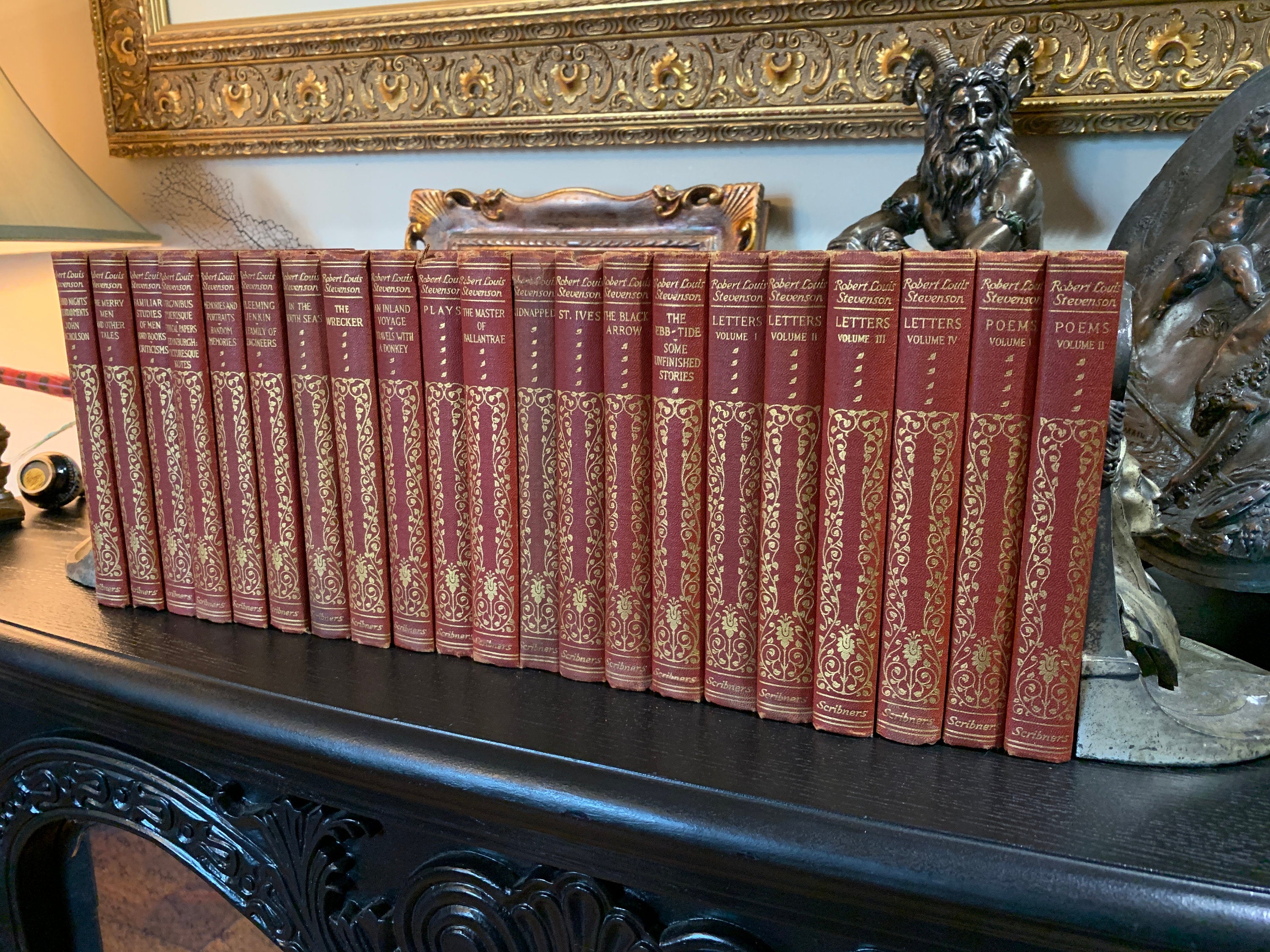 The Works of Robert Louis Stevenson, South Seas Ed, Incomplete, 21 out of 32 Volumes, 1925