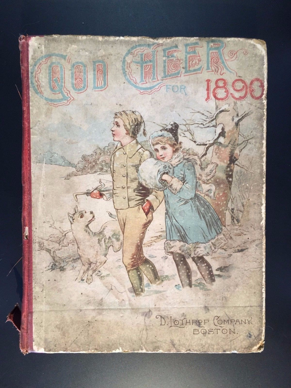 Good Cheer for 1890, Vintage Victorian Children's Magazine, Illustrated, 1st Ed.