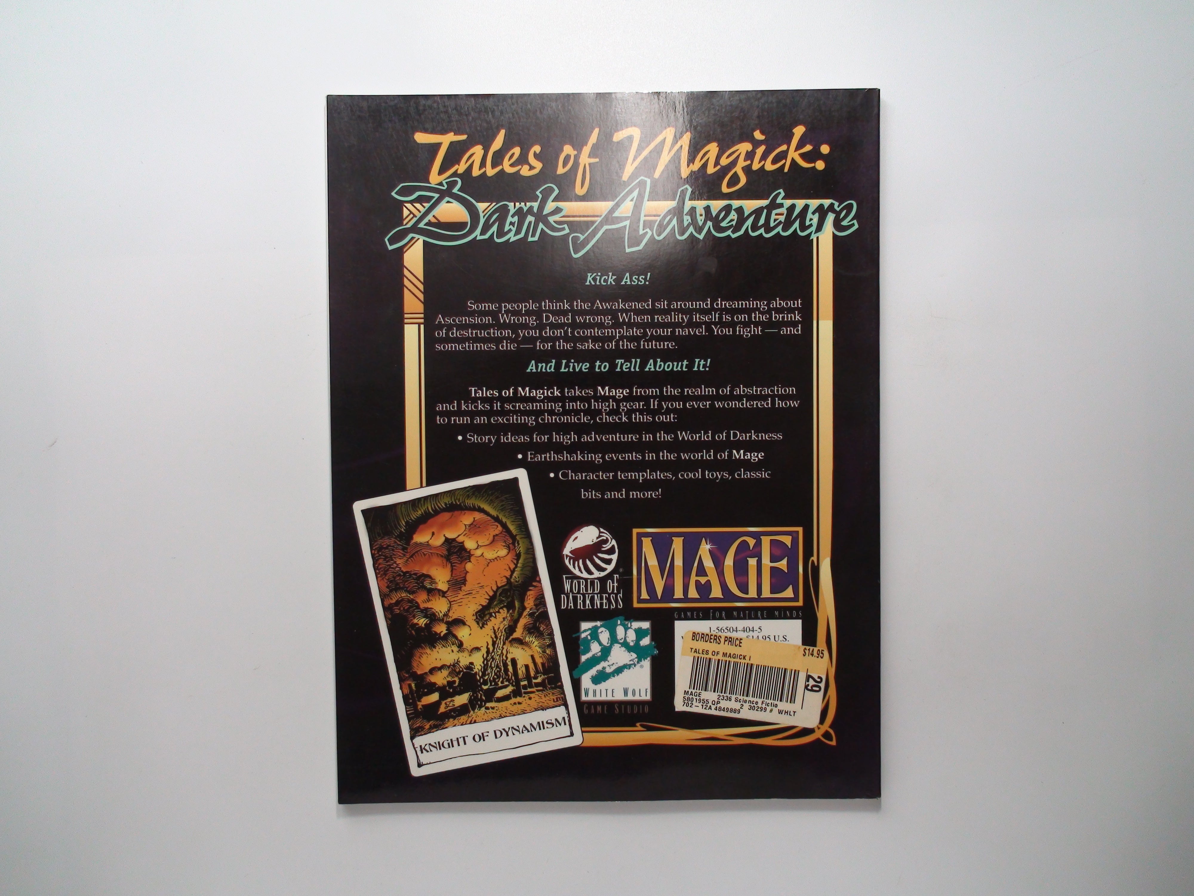 Tales of Magick, Dark Adventure, WoD, White Wolf, Mage The Ascension, 1999