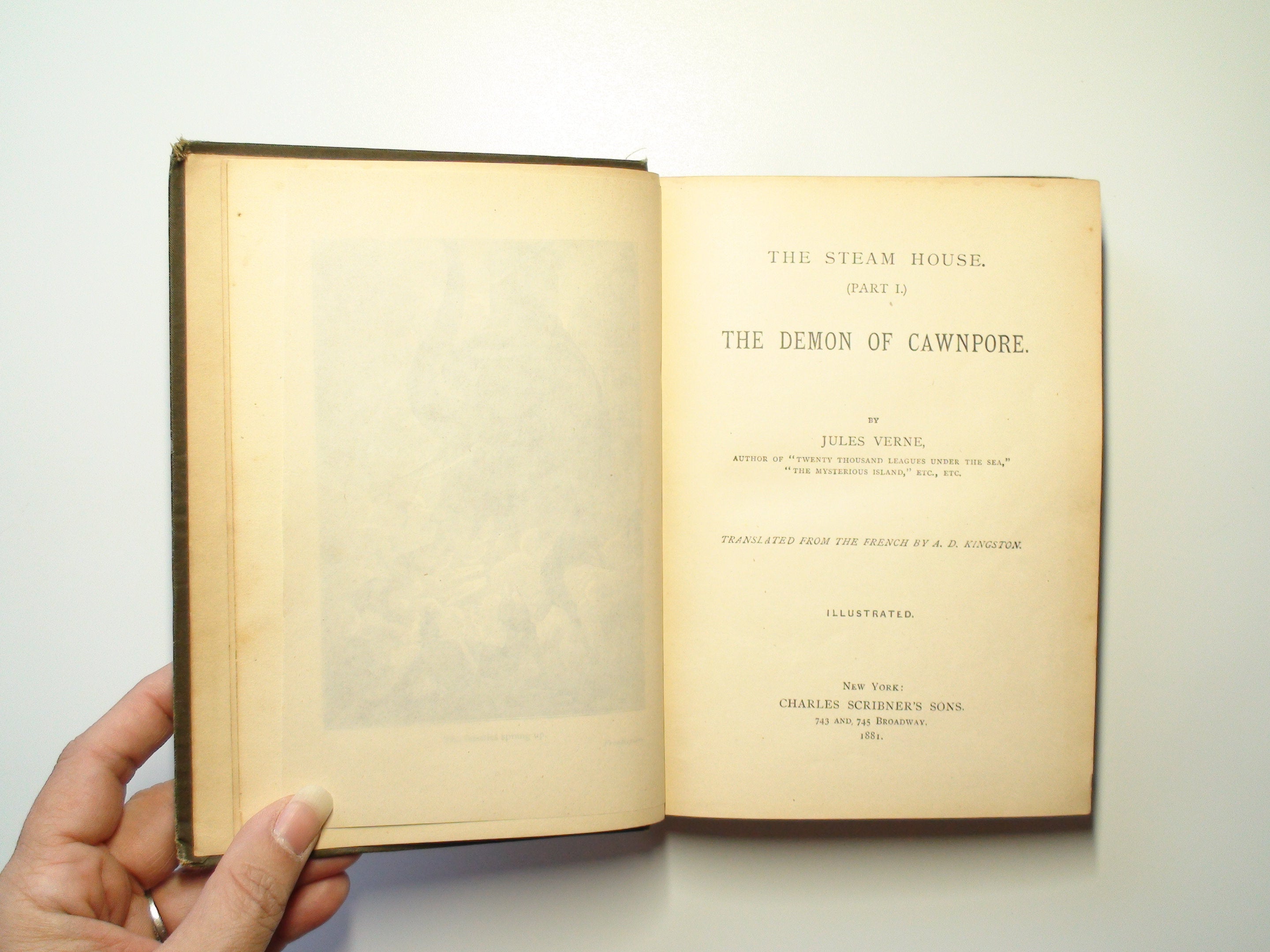 The Demon of Cawnpore, Jules Verne, 1881, Illustrated, Steam House Part I