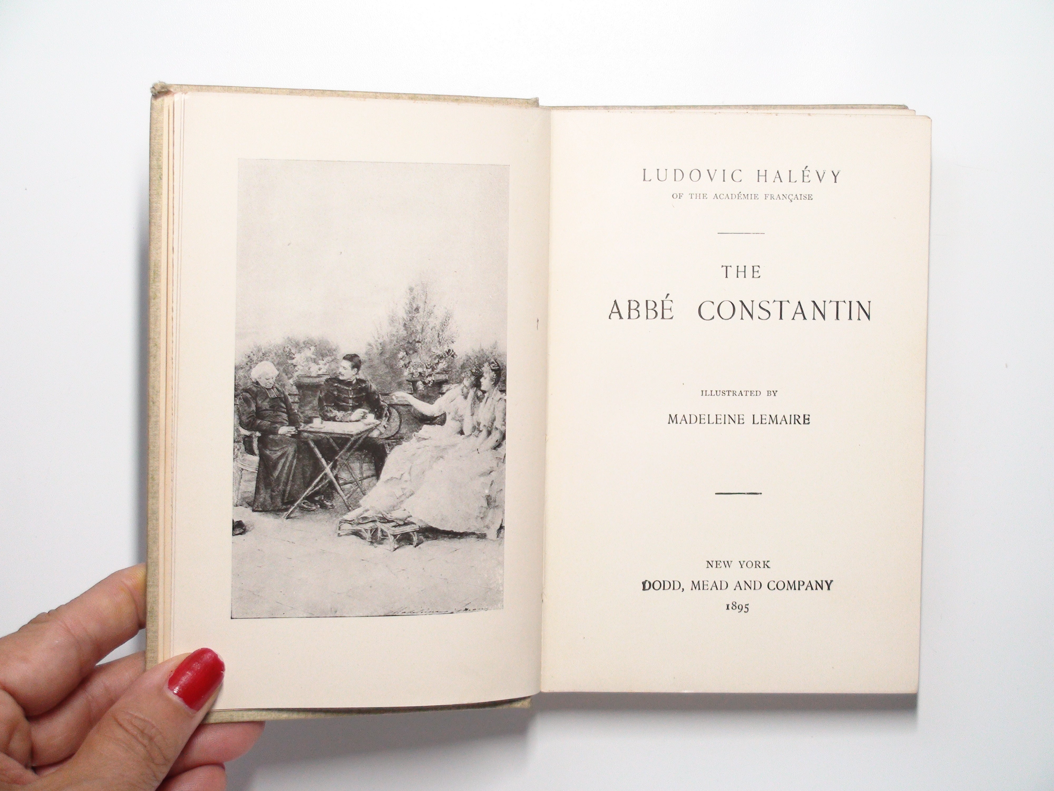 The Abbe Constantin, by Ludovic Halevy, Illustrated by Madeleine Lemaire, 1895