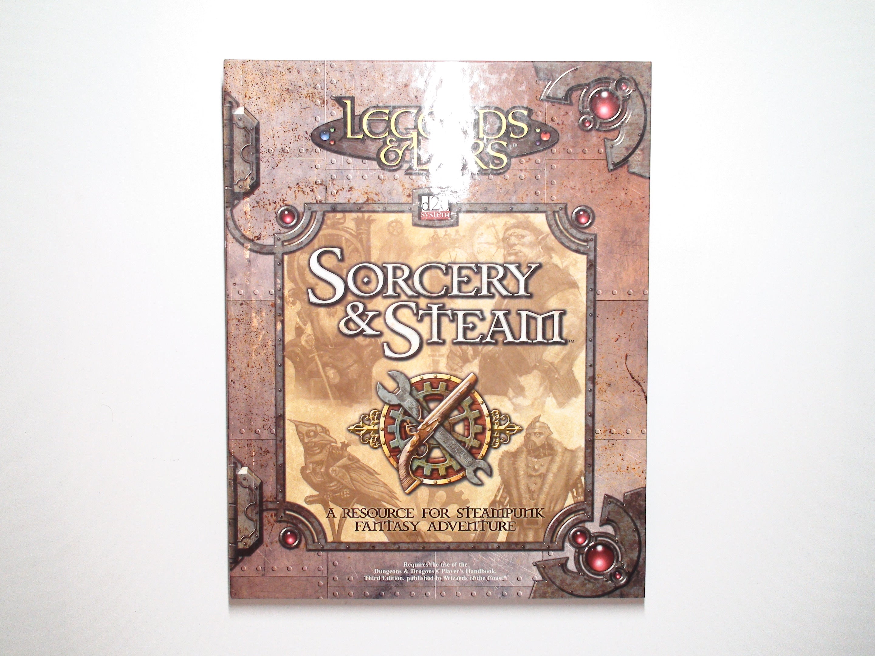Legends and Lairs, Sorcery and Steam, D20, Fantasy Flight Games, 2003