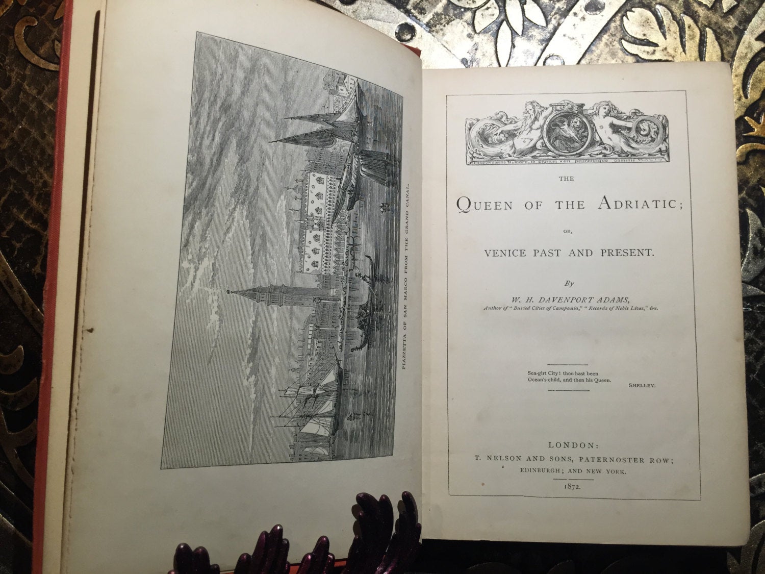 The Queen of the Adriatic, W H Davenport Adams, 1872, Illustrated, First Edition