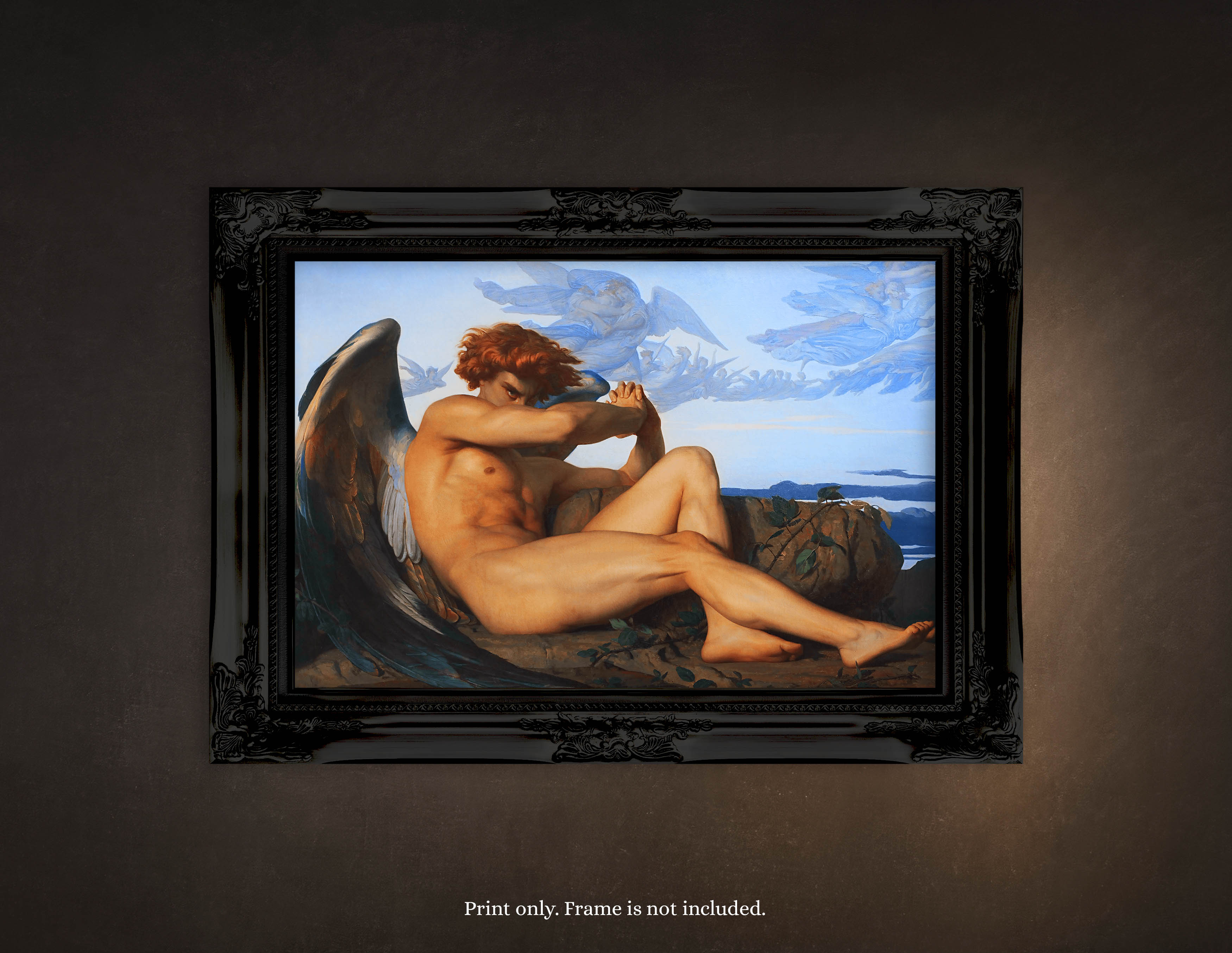 Fallen Angel by Alexandre Cabanel, Poster/Digital Print, Available in Multiple Sizes