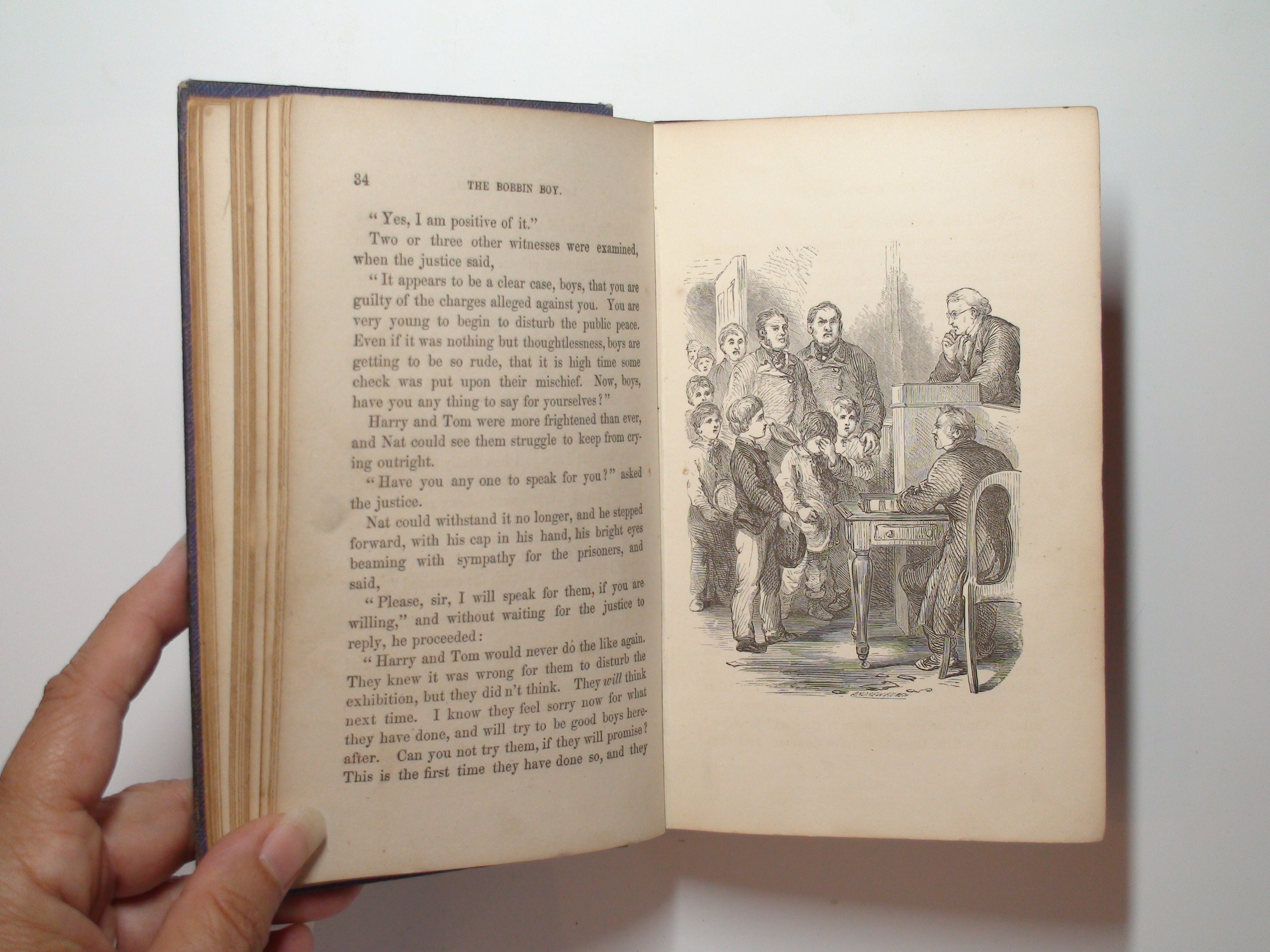 The Bobbin Boy, by William M. Thayer, Illustrated, Scarce, 1864