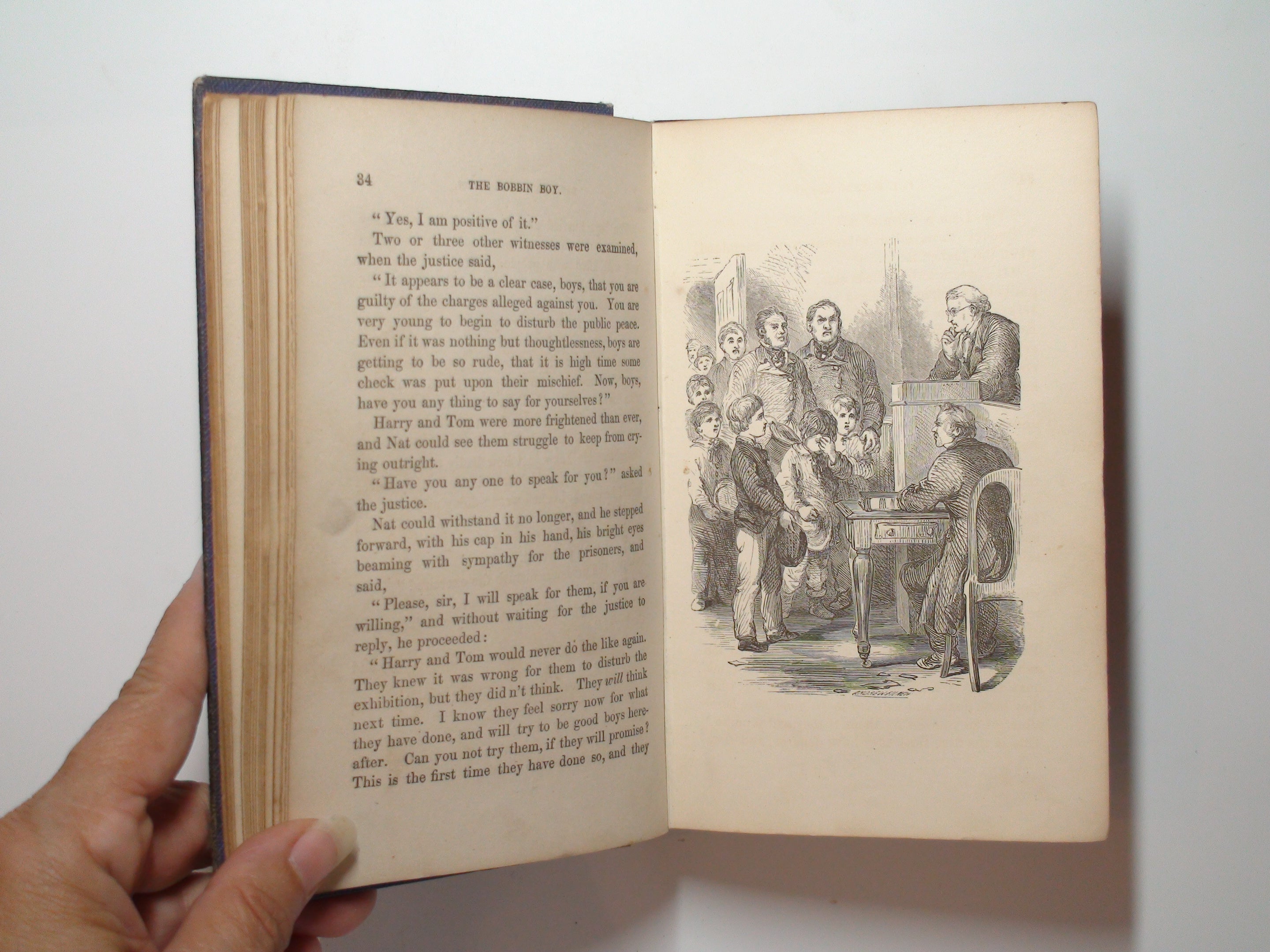 The Bobbin Boy, by William M. Thayer, Illustrated, Scarce, 1864