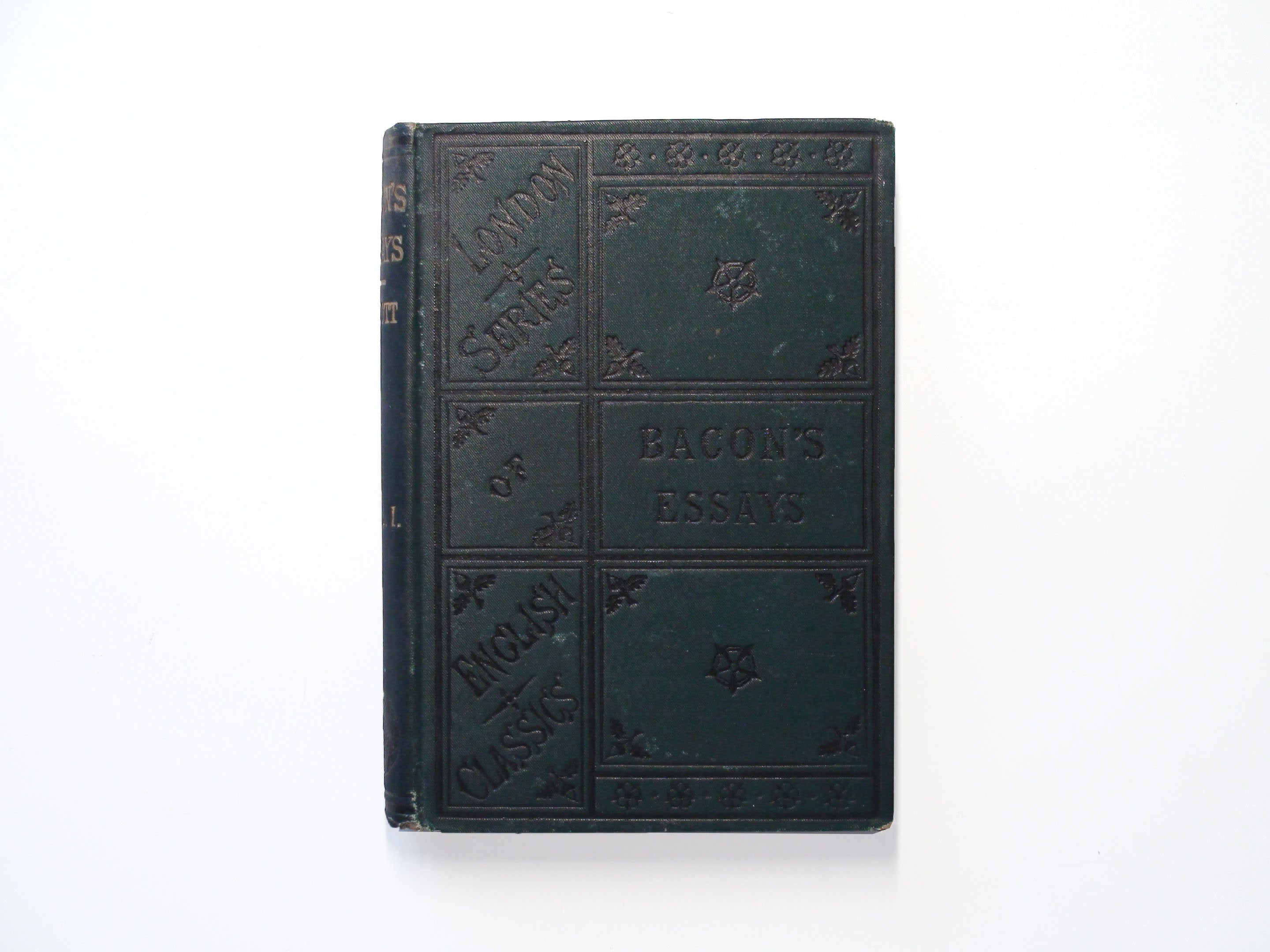 Bacon's Essays, By Edwin A. Abbott, Vol I, 10th Ed, 1896