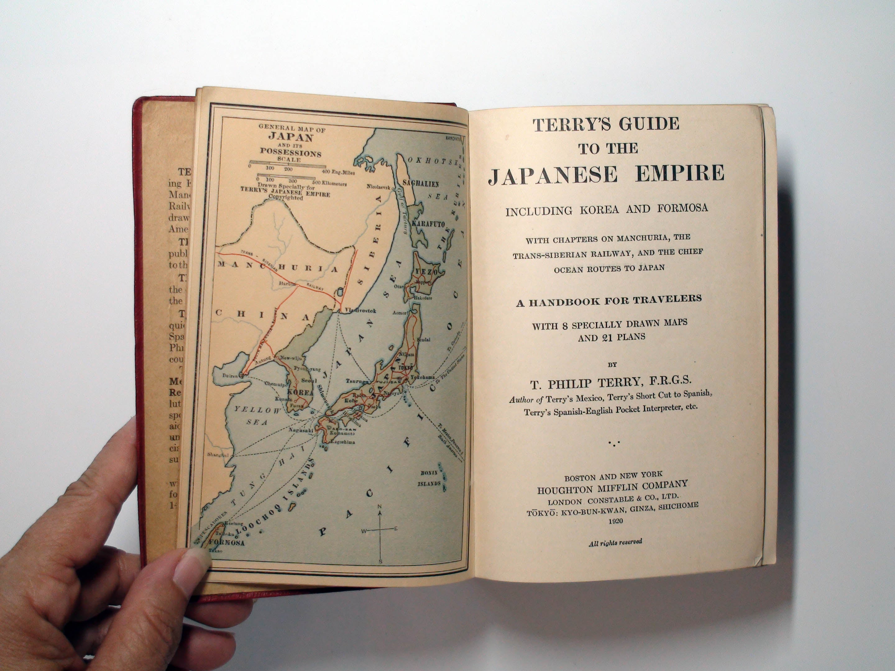 Terry's Guide To The Japanese Empire, Illustrated with Maps, 1920
