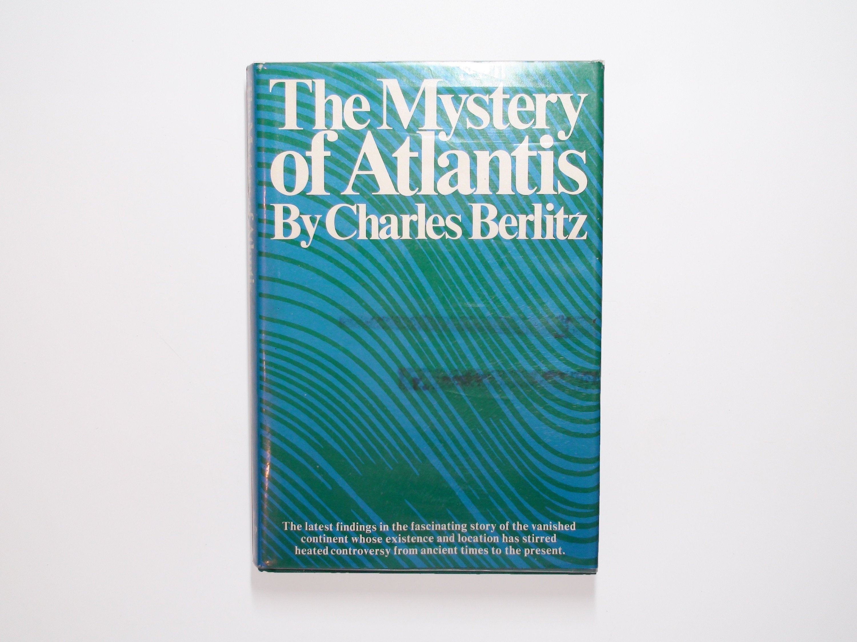 The Mystery of Atlantis by Charles Berlitz, 1st Ed, Illustrated, 1969