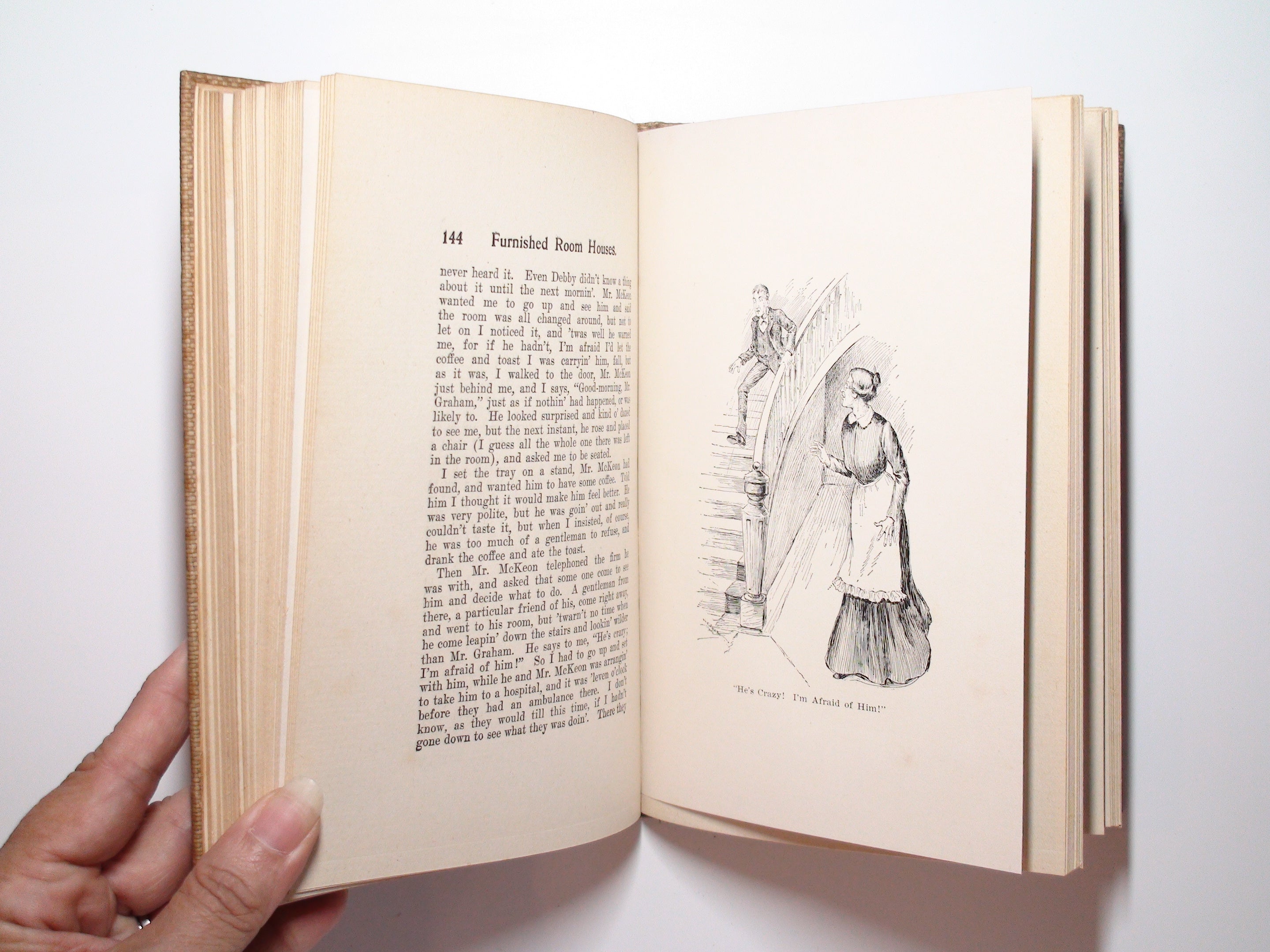 Furnished Room Houses, A Tale of New York City, by Annie M. Burdick, Illustrated, 1st Ed, Rare, 1902